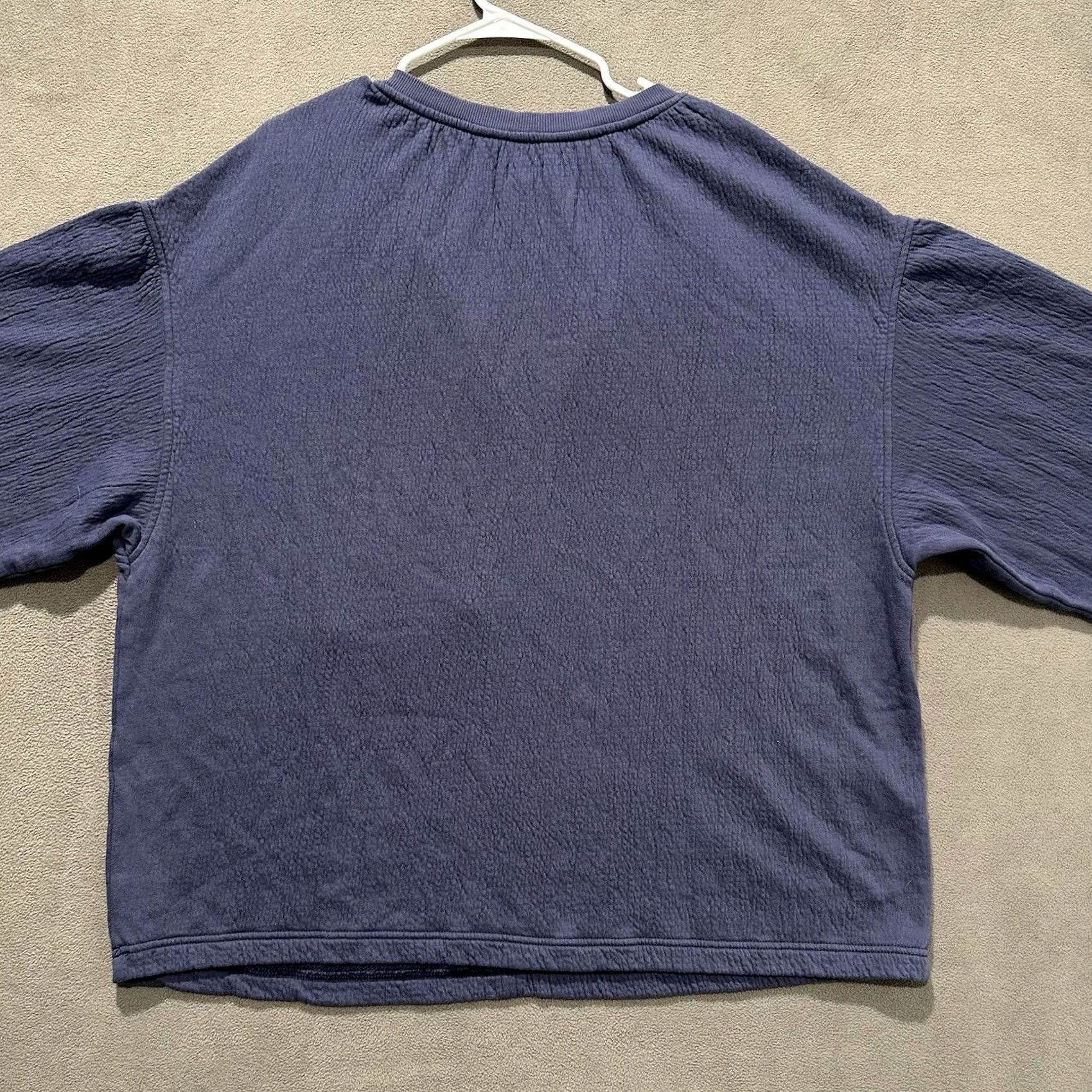 Vintage Aerie Sweatshirt Womens XL Blue Boho Oversized Pullover NWT (New with Tags) Size XL / US 12-14 / IT 48-50 - 2 Thumbnail