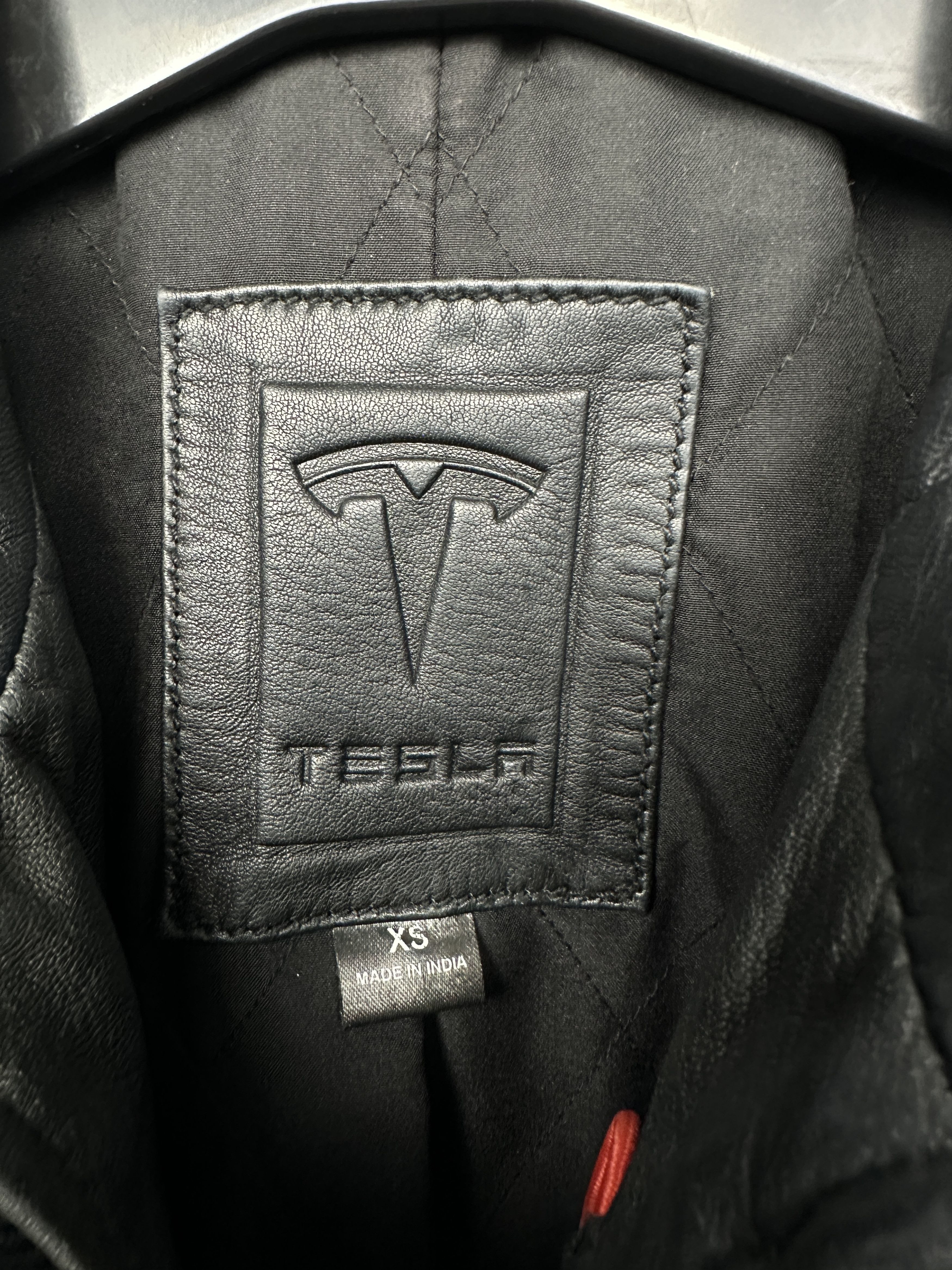 Other Tesla Womens Leather Jacket Size XS / US 0-2 / IT 36-38 - 4 Thumbnail