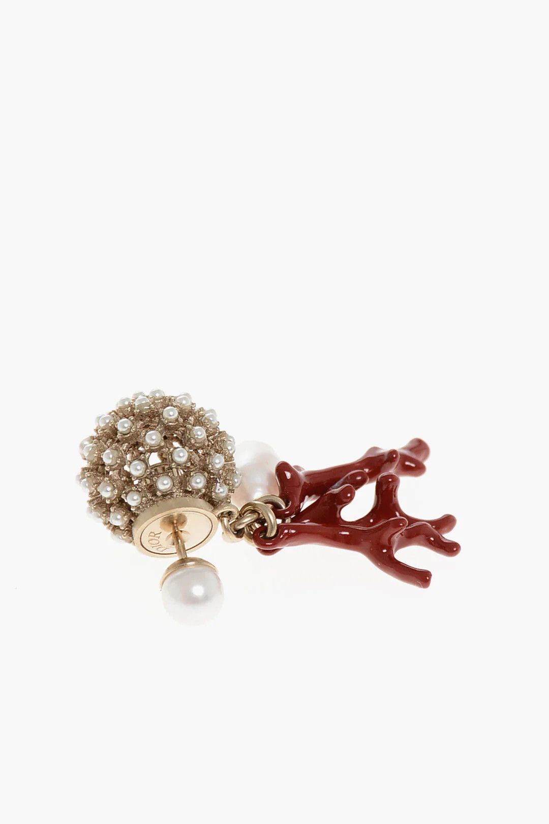 Dior o1mm0326 Size: OS / Single Earring in Red Size ONE SIZE - 3 Thumbnail