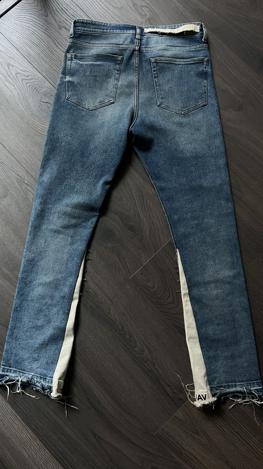 Val Kristopher Val Kristopher Drawstring Straight Leg Jeans Size US 32 / EU 48 - 4 Thumbnail