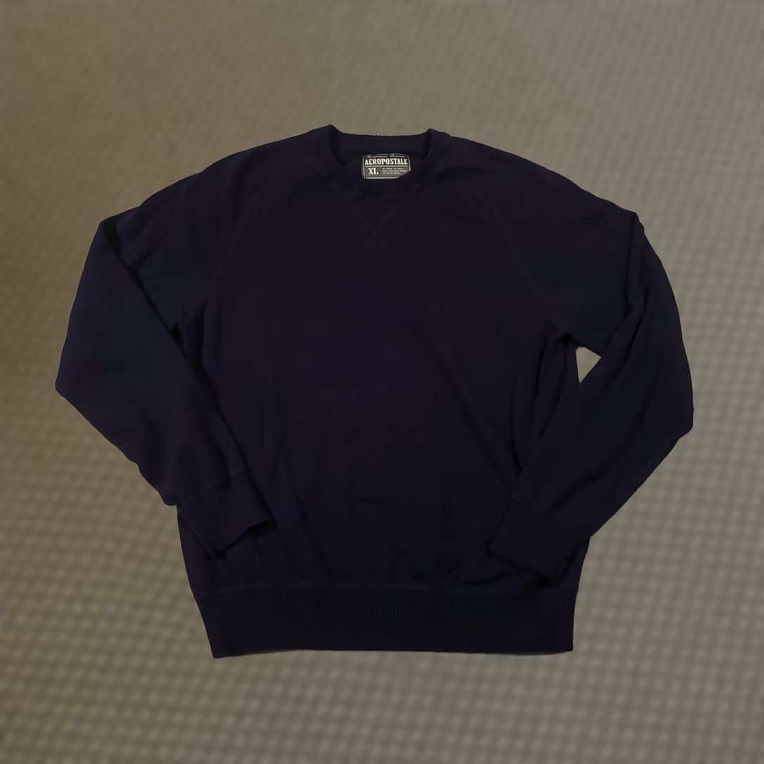 Aeropostale VINTAGE Aeropostale Sweatshirt Hoodie Mens XL Long Sleeve Navy Blue Crewneck Size US XL / EU 56 / 4 - 1 Thumbnail