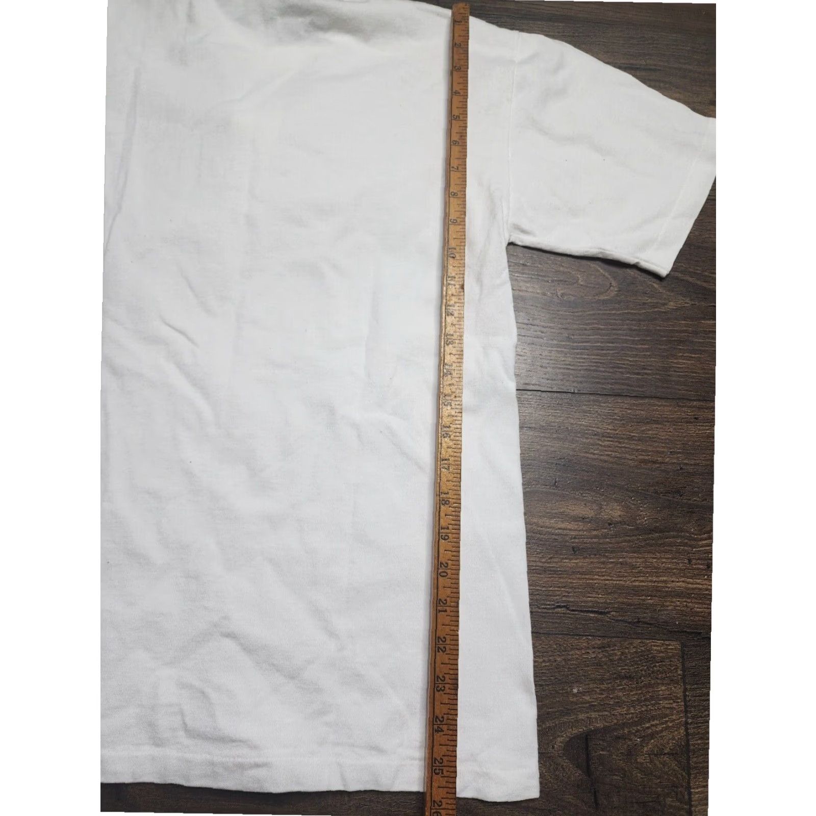 Vintage VINTAGE Cotton Deluxe Mens M Heavyweight Short Sleeve Henley T Shirt White Distressed Size US M / EU 48-50 / 2 - 2 Thumbnail