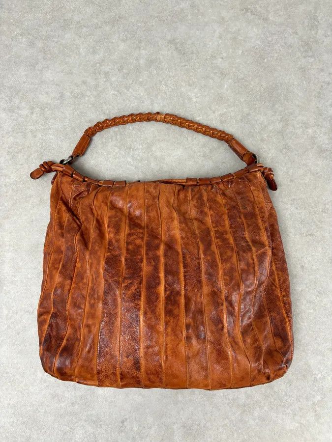 Giorgio Brato Giorgio Brato Brown Eroded Leather Bag Size ONE SIZE - 5 Thumbnail