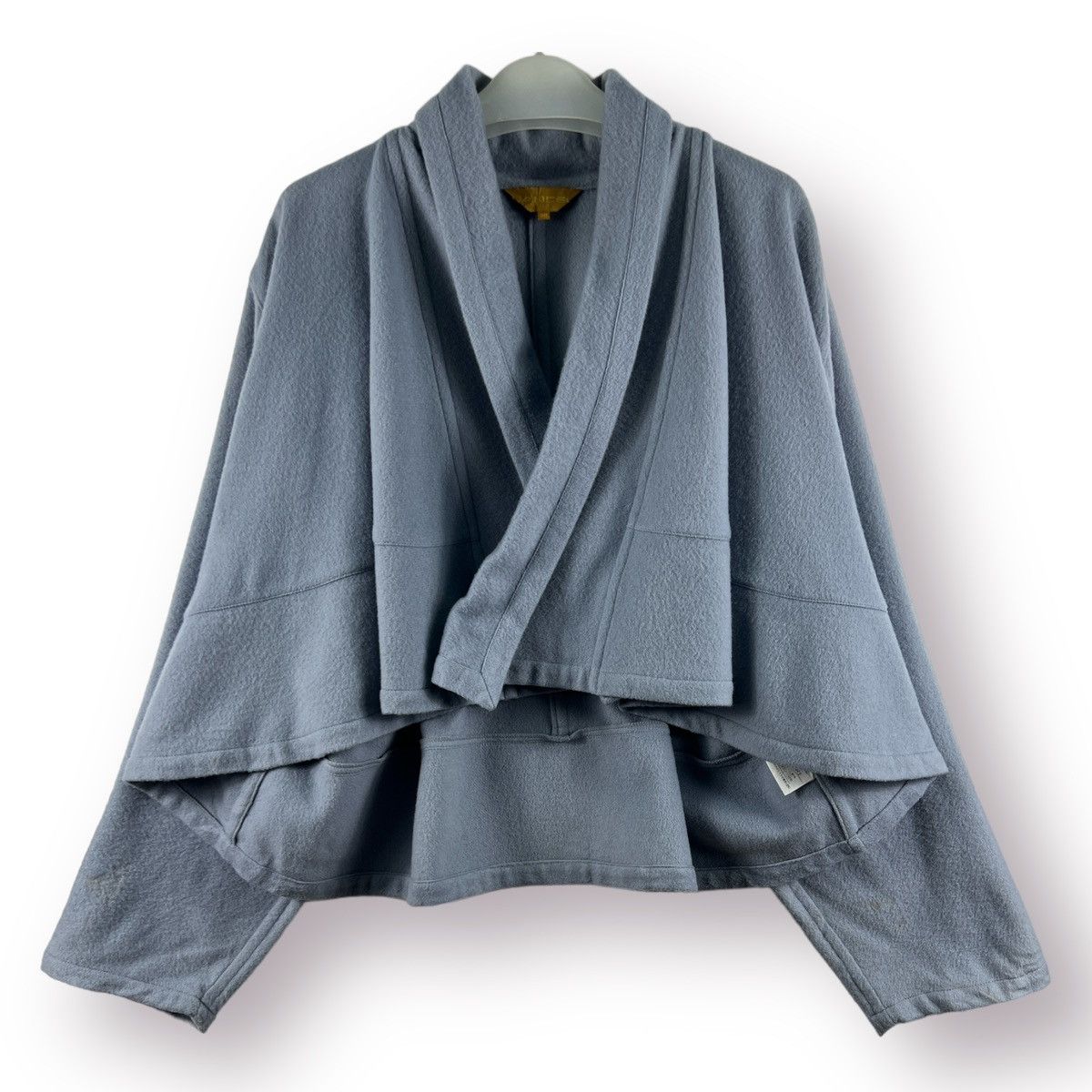 image of Lancel Japan Culture Design Croped Coat in Light Blue, Women's