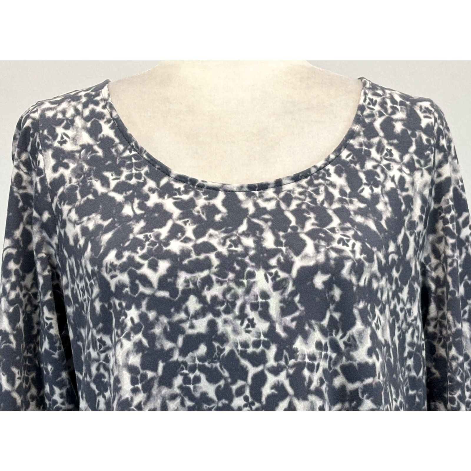 J. Jill J. Jill Shift Dress Women's Medium Multicolor 3/4 Sleeves Pockets Cotton Blend Casual Size M / US 6-8 / IT 42-44 - 5 Thumbnail
