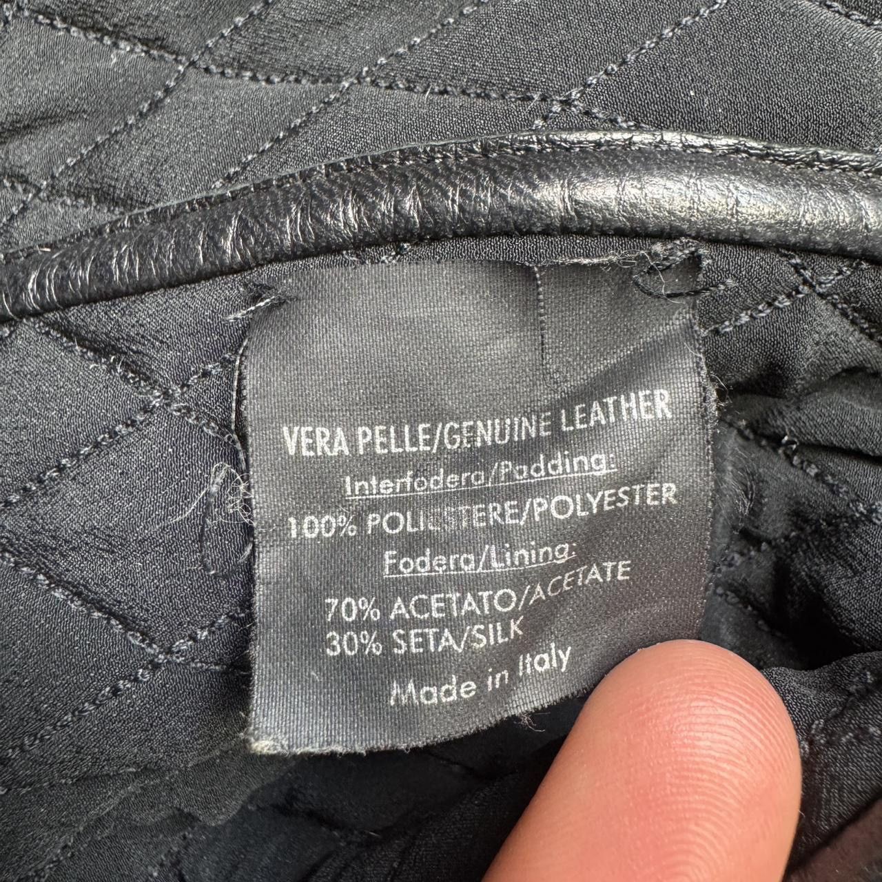 Gucci Gucci by tom ford diamond stitch black leather jacket Size M / US 6-8 / IT 42-44 - 6 Thumbnail