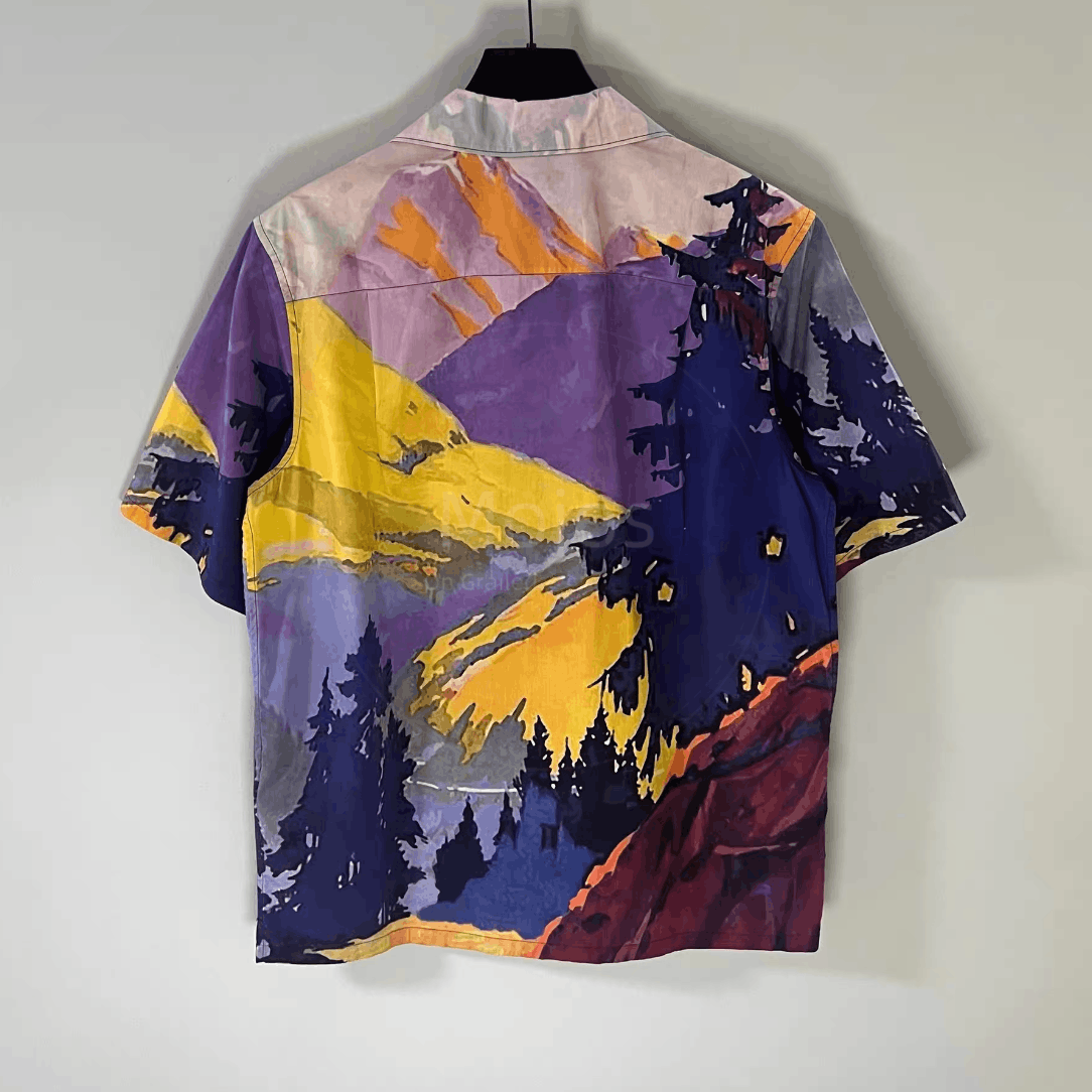 Prada Prada Forest Painting Shirt Size US L / EU 52-54 / 3 - 2 Thumbnail