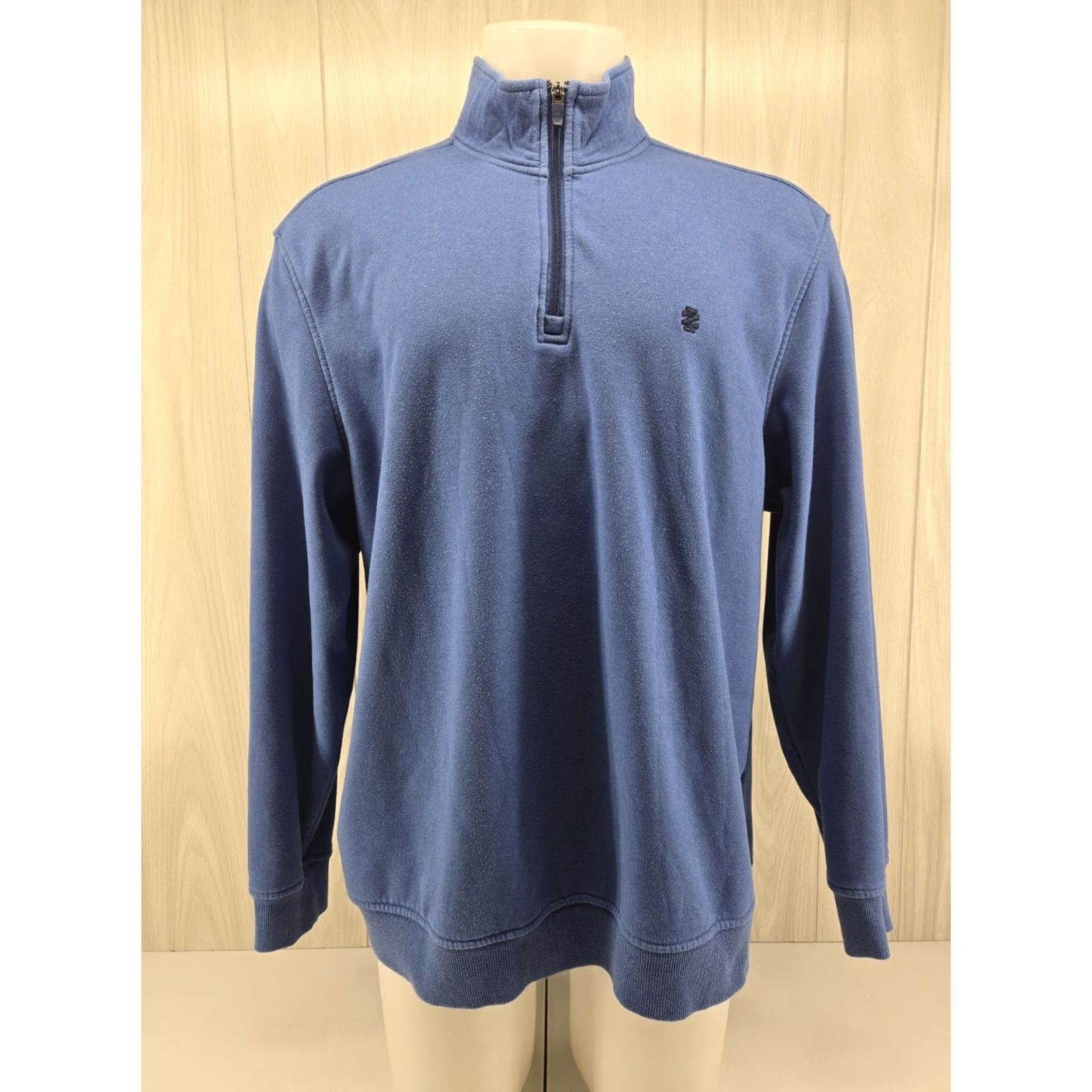 Izod VINTAGE IZOD Advantage Performance Sweatshirt 1/4 Zip Men’s Pullover XL Blue Size US XL / EU 56 / 4 - 2 Thumbnail