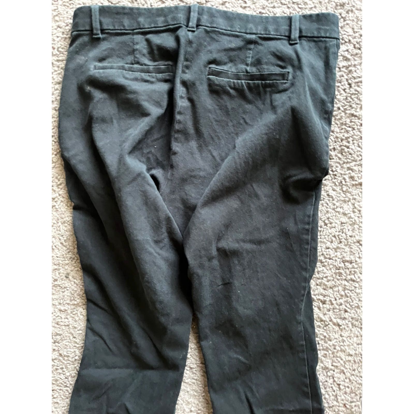 Gap Gap Pants Women Size 10 Signature Skinny Ankle Black Stretch Denim 25in Inseam Womens Size 32" / US 10 / IT 46 - 4 Thumbnail