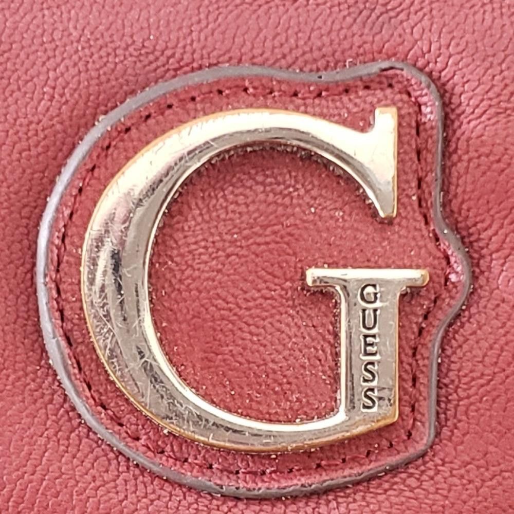 Guess Red Faux Leather Guess Detailed Wallet Size ONE SIZE - 5 Thumbnail