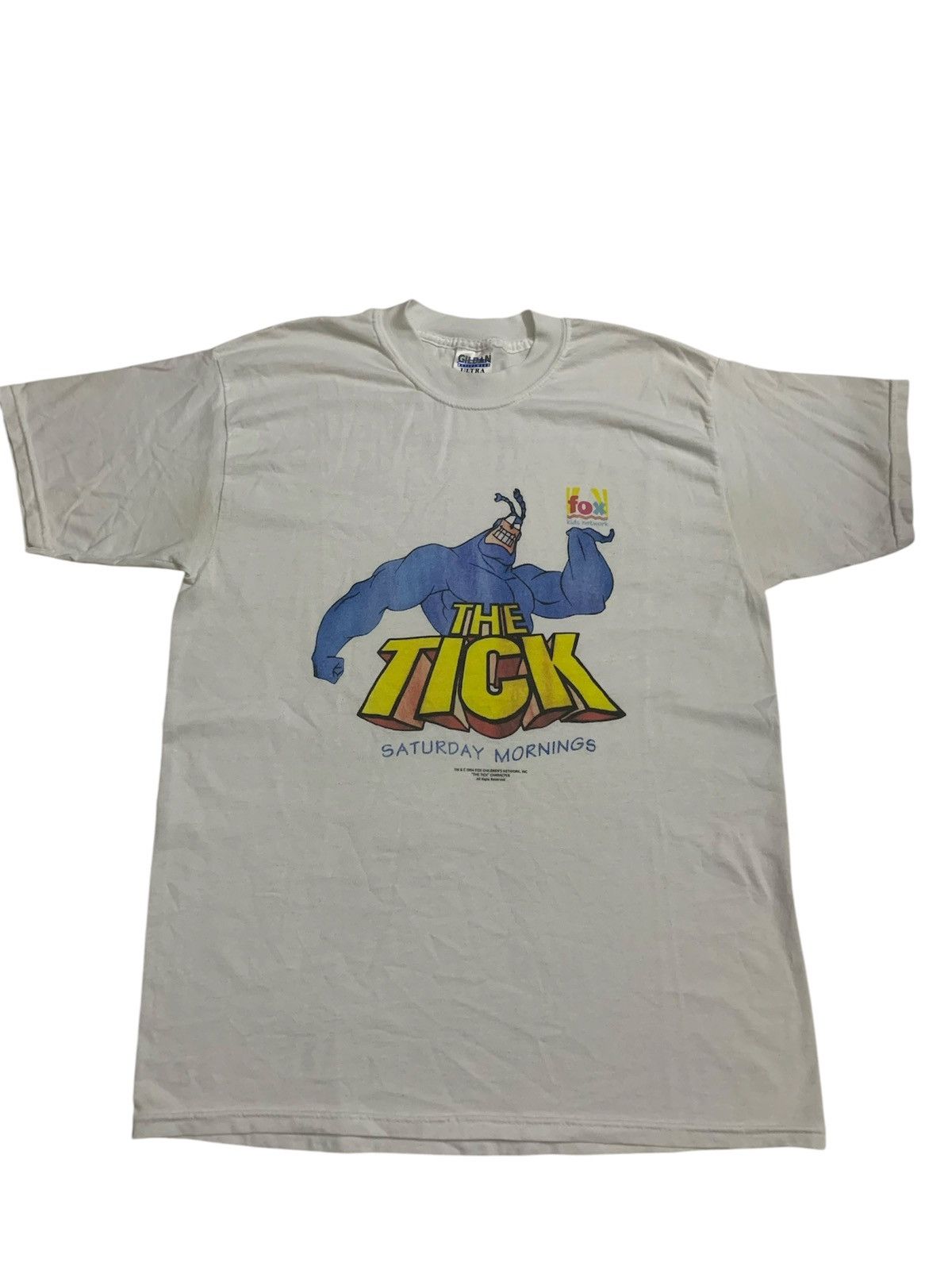 Rick Owens Vintage 1994s The Tick Fox Kids Cartoon Network Rare T Shirt Size US L / EU 52-54 / 3 - 1 Thumbnail