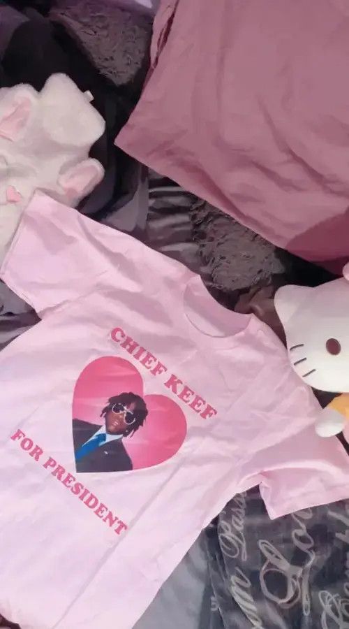Designer Chief Keef for President T Shirt Size US M / EU 48-50 / 2 - 2 Thumbnail