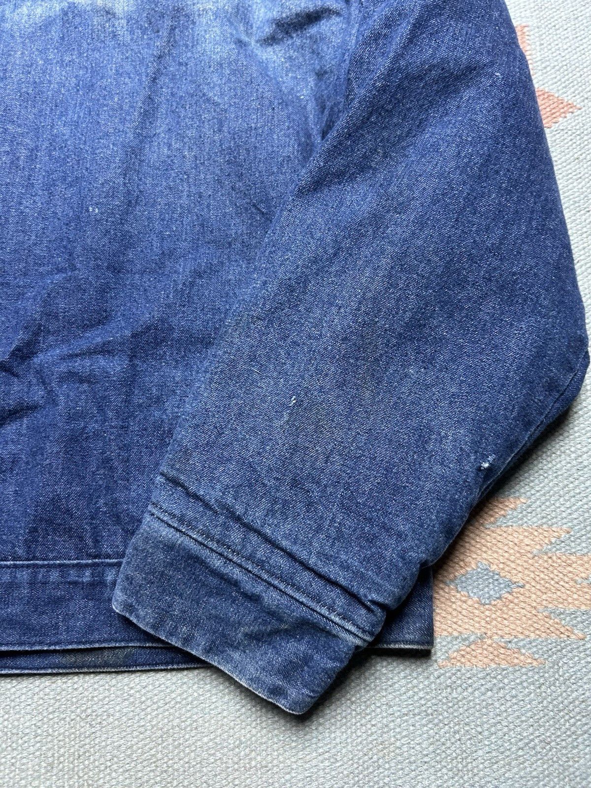 Vintage wrangler Big Ben denim jacket slash pocket distressed 44 L Size US L / EU 52-54 / 3 - 10 Thumbnail