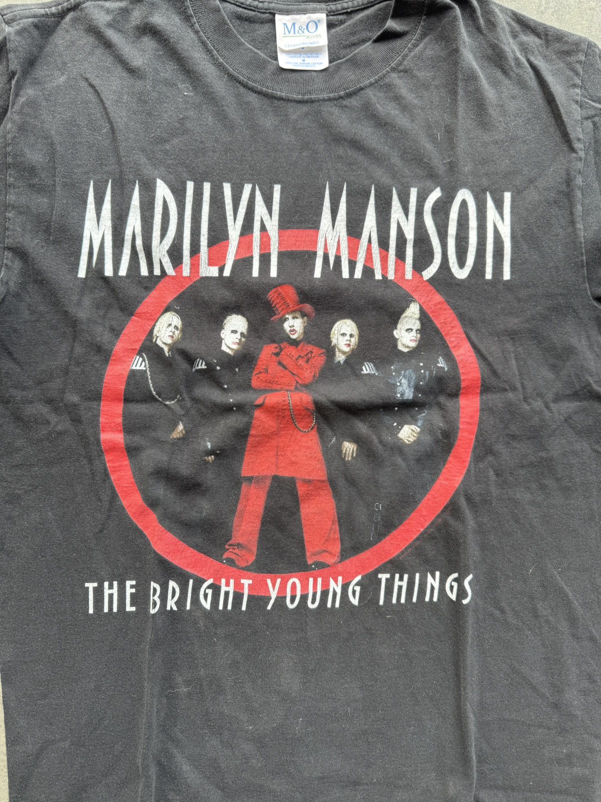 Band Tees × Marilyn Manson × Vintage Y2K Marilyn Manson Tee Size US M / EU 48-50 / 2 - 2 Thumbnail