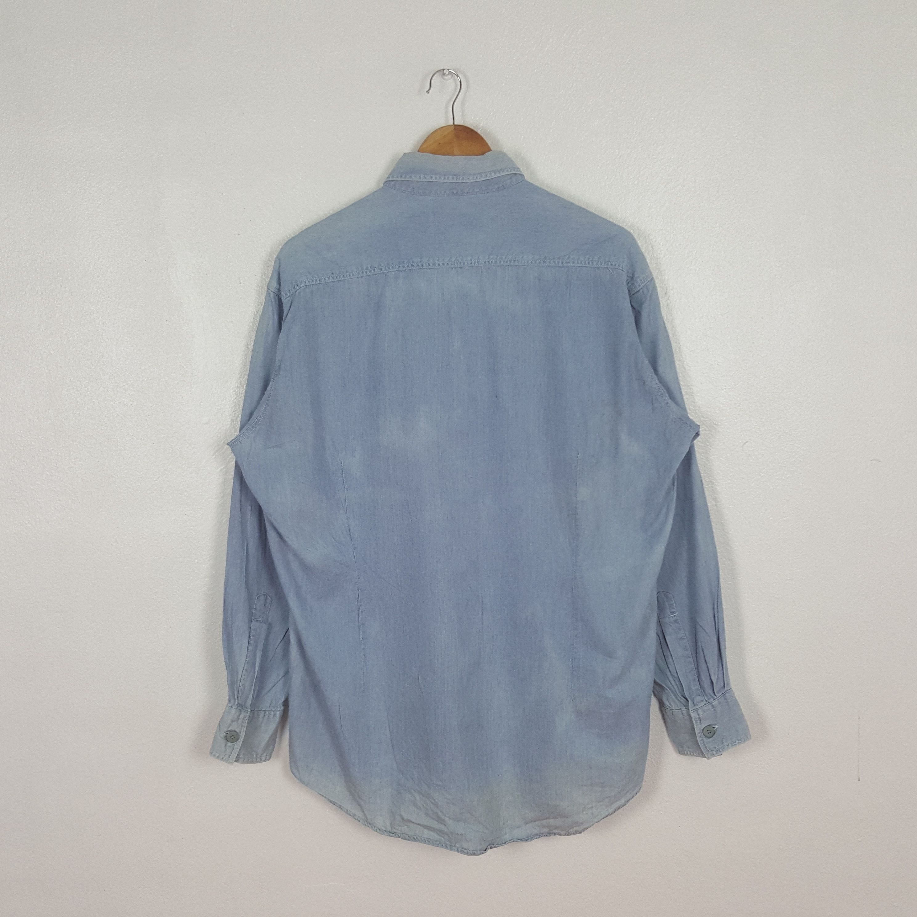 Fiorucci Vintage Florucci Men Big Print Shirt Button Up C319N30 Size US L / EU 52-54 / 3 - 3 Thumbnail