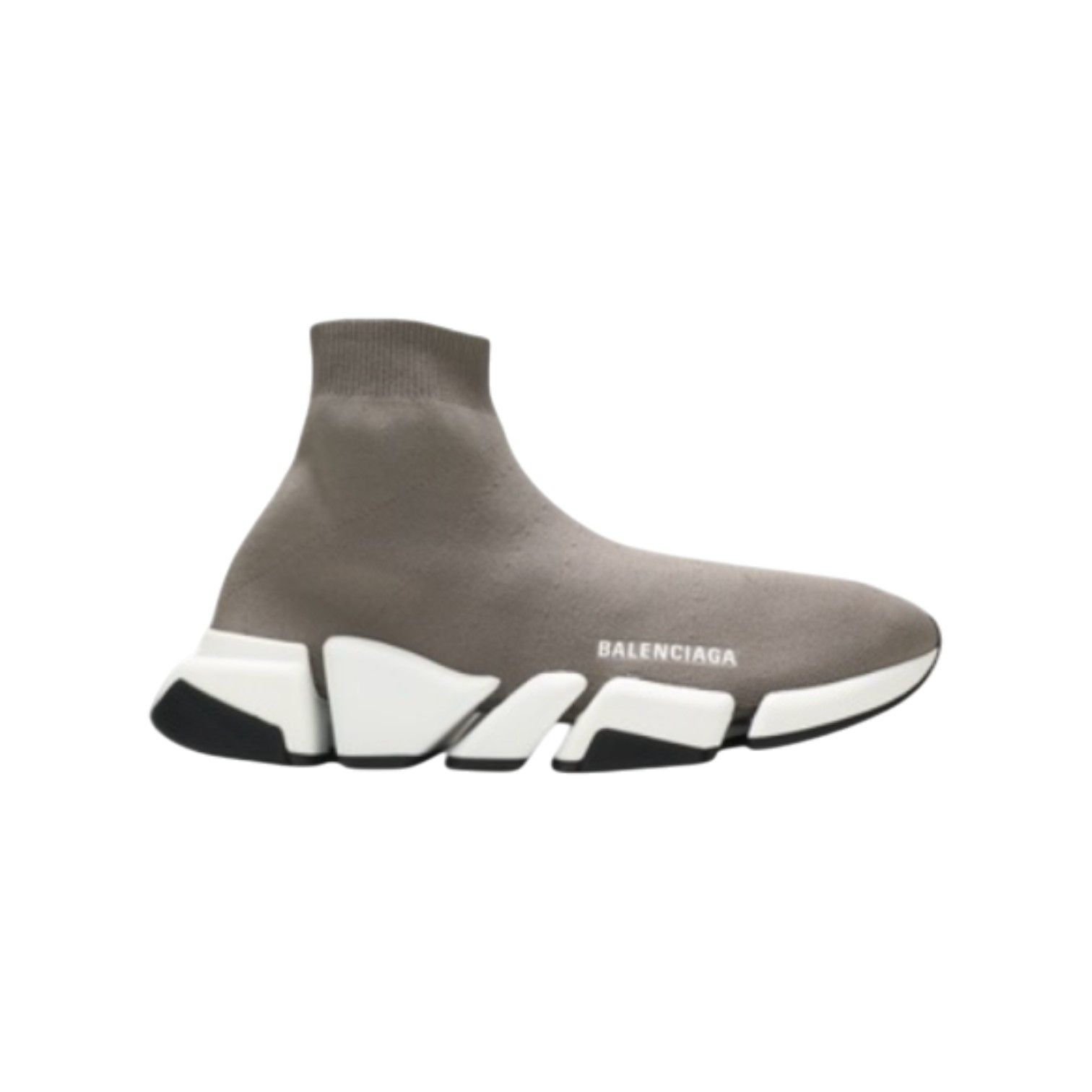 Balenciaga Balenciaga 'Speed 2.0' Dark Beige & Black Sneakers Size US 12 / EU 45 - 1 Preview