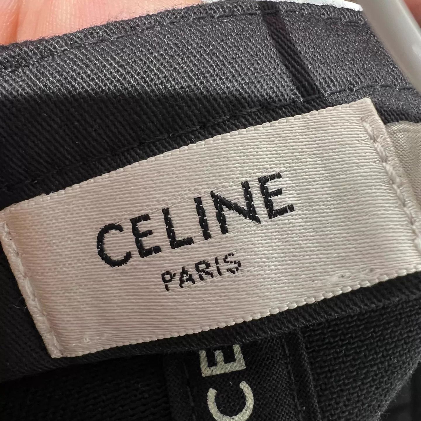Celine CELINE logo baseball cap black M Size ONE SIZE - 5 Thumbnail