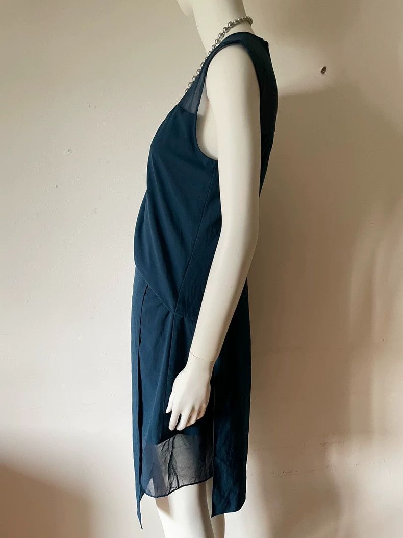 Other HELMUT LANG size4 Blue pleated dress Size S / US 4 / IT 40 - 3 Thumbnail