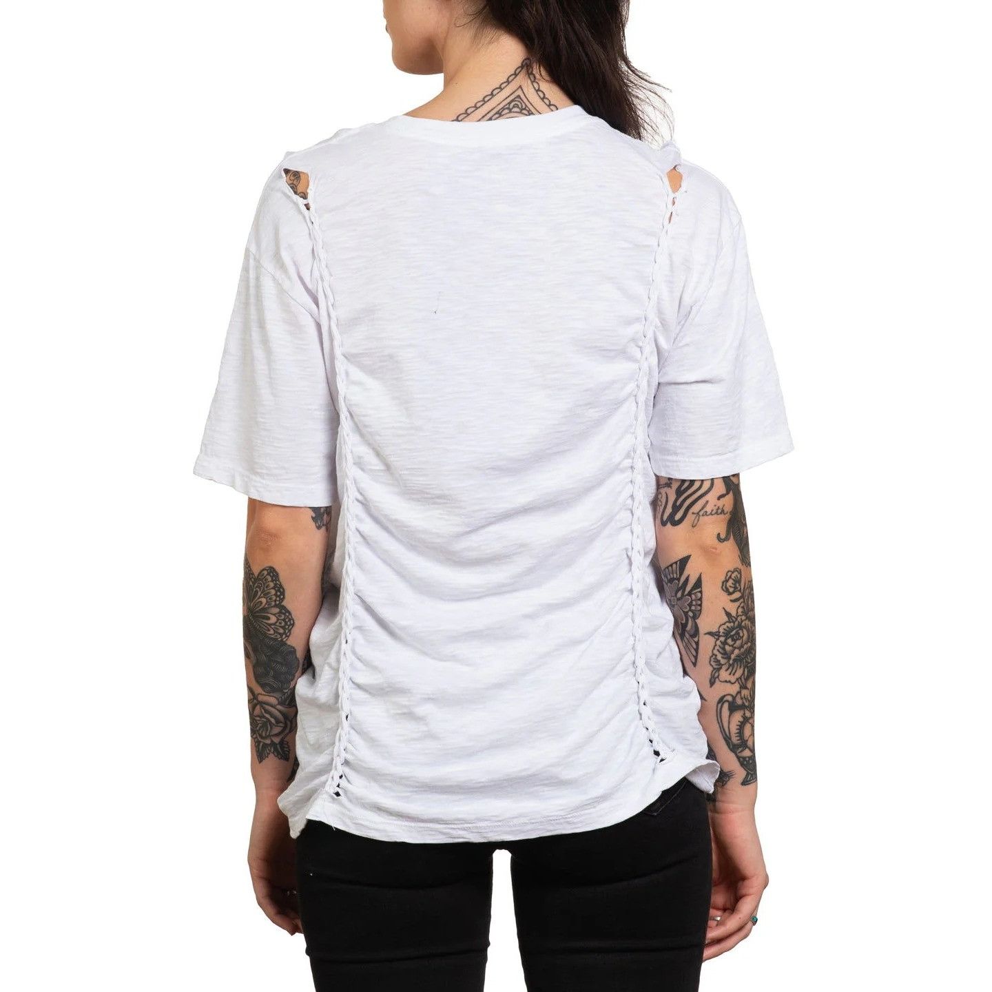 Affliction NWT AFFLICTION WOMEN'S AC WESTERN S/S DS TEE SZ 2X Size XXL / US 16-18 / IT 52-54 - 2 Thumbnail