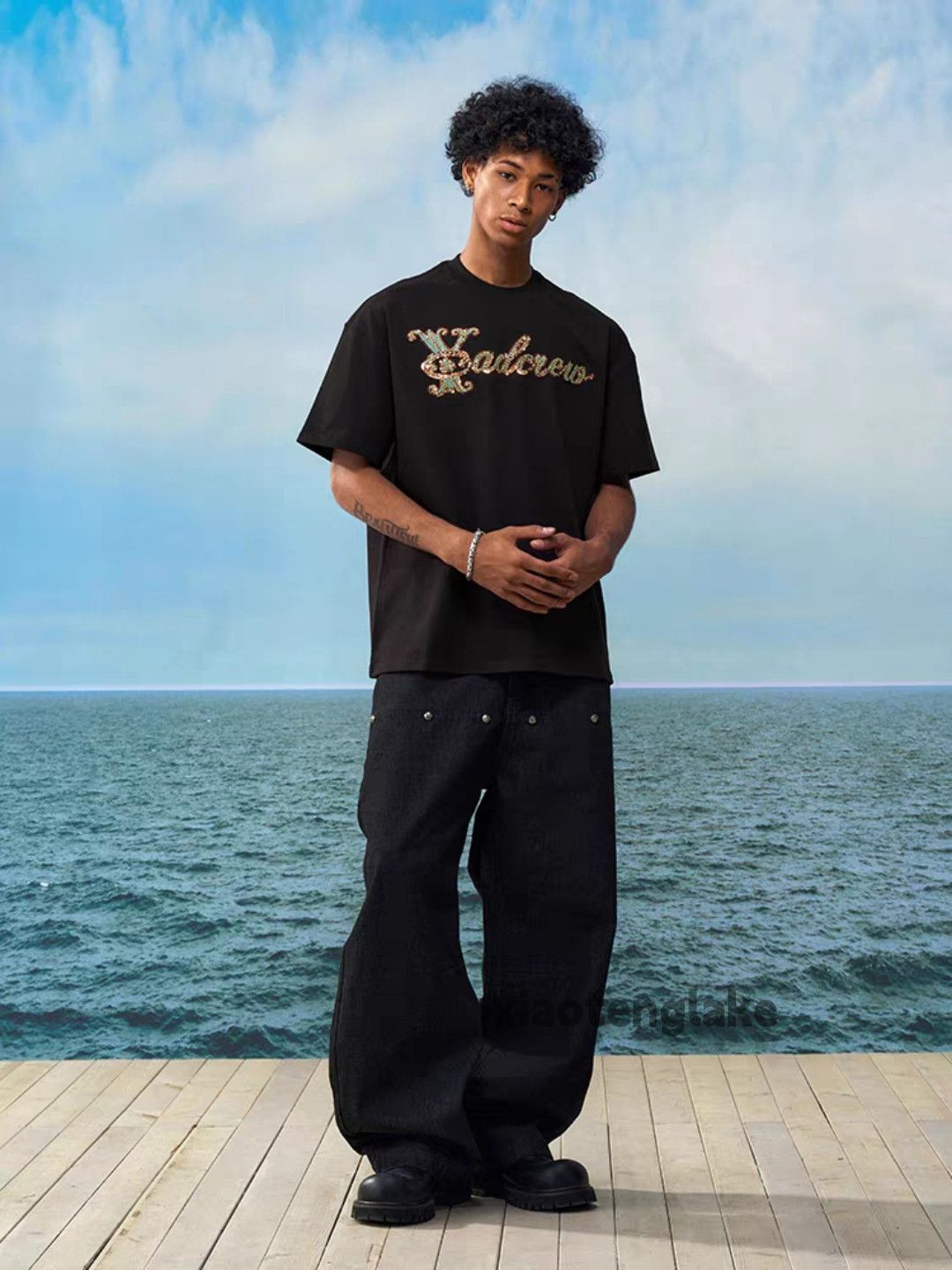 Designer Unisex outdoor utility loose baggy skate hiphop pants Size US 34 / EU 50 - 1 Thumbnail