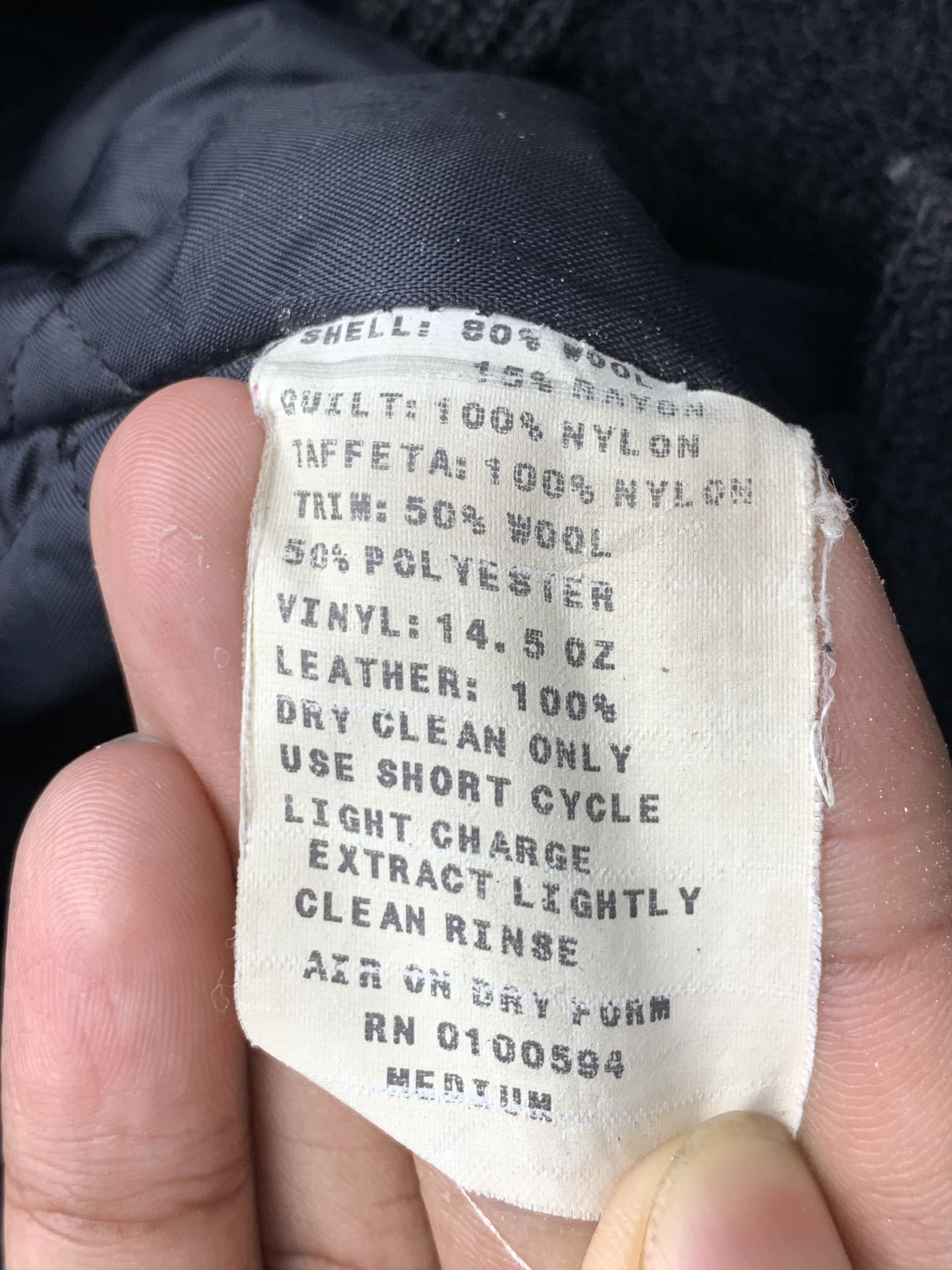 NEFF Vintage 80s Neff Buldogs Sleeve Leather Varsity Jacket V0533 Size US M / EU 48-50 / 2 - 14 Thumbnail
