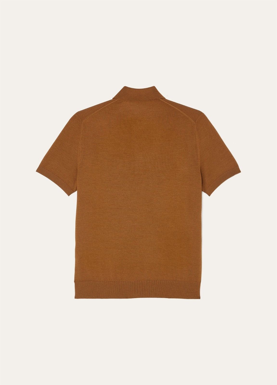 Loro Piana o1srvl11e0526 FAO9853 Sottile Polo Shirt in Brown Size S / US 4 / IT 40 - 2 Thumbnail
