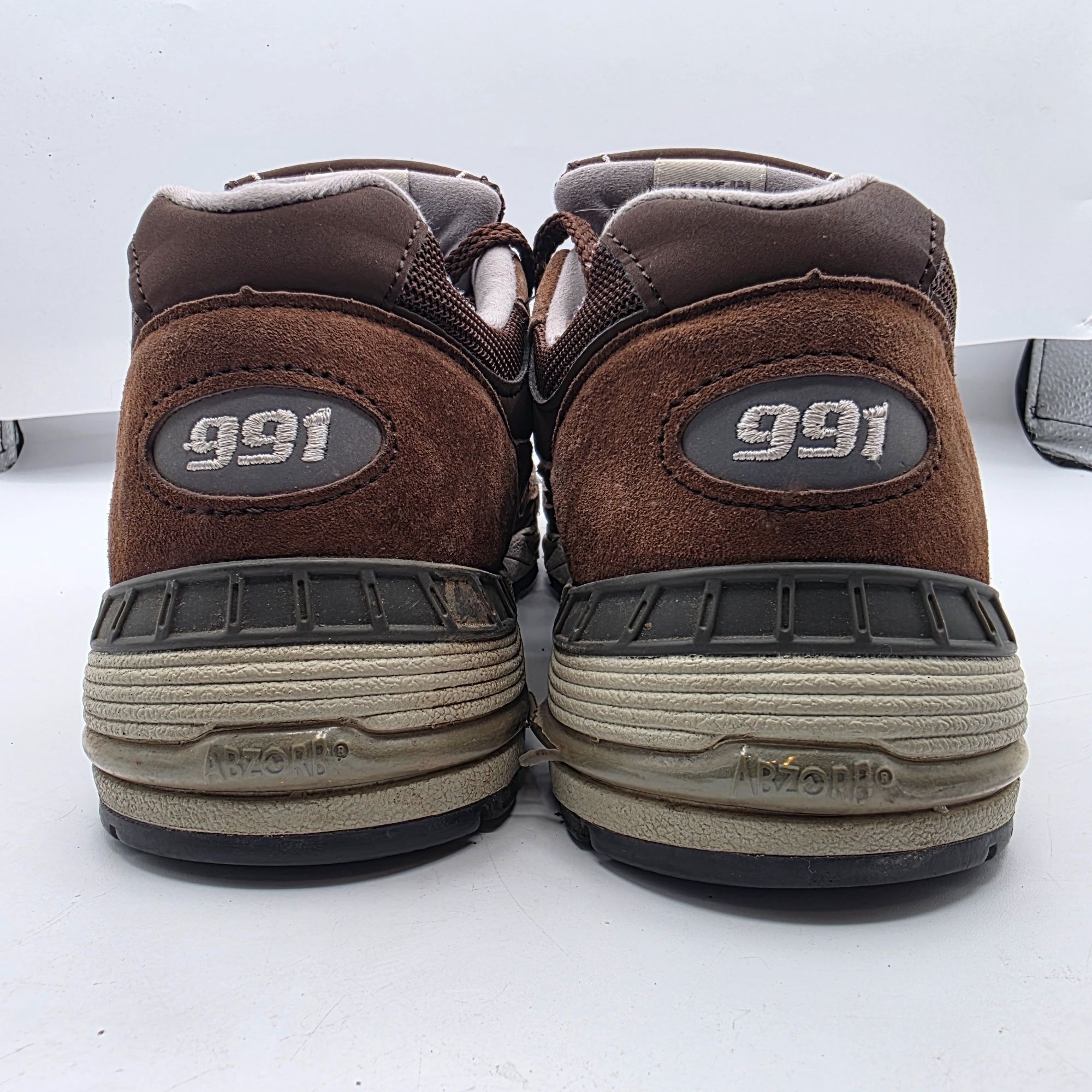New Balance New Balance 991 Womens Size 8 Brown Casual Running Shoes Mad Size US 8 / EU 41 - 4 Thumbnail