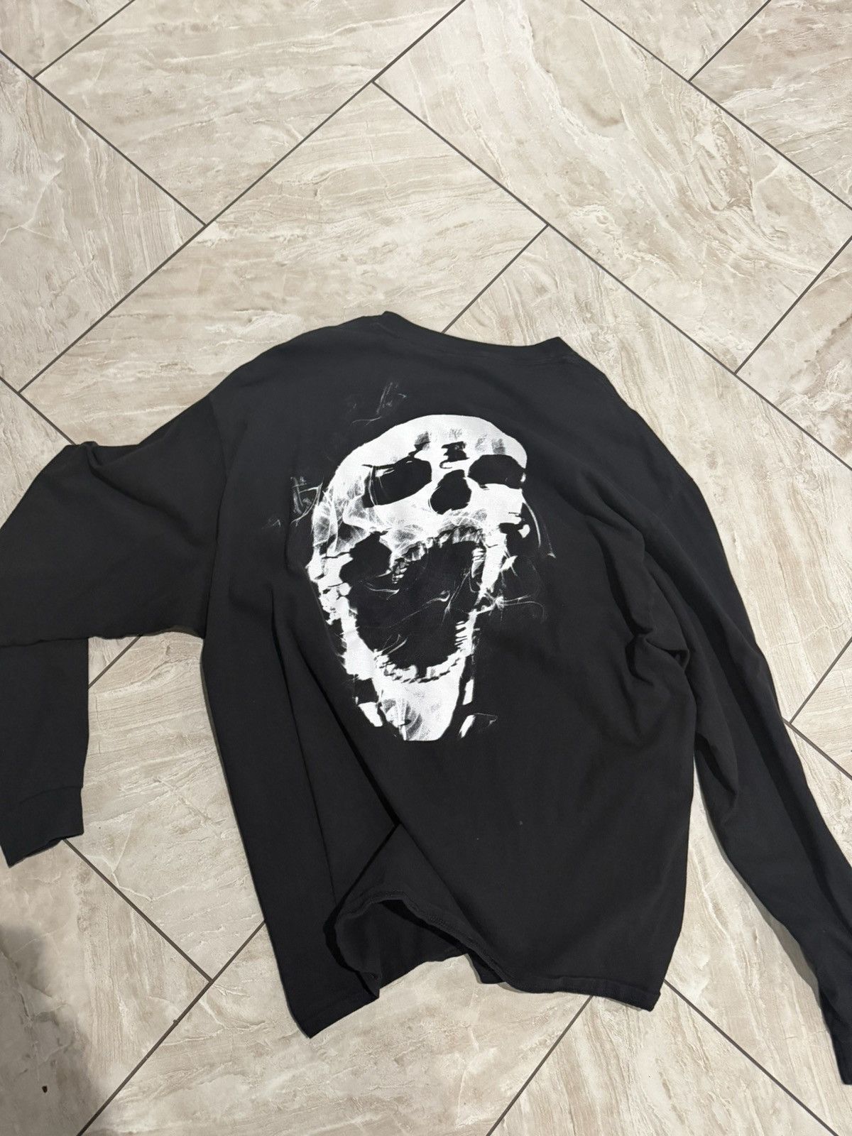 Revenge Revenge Longsleeve Smoke Skull Size US XXL / EU 58 / 5 - 2 Thumbnail