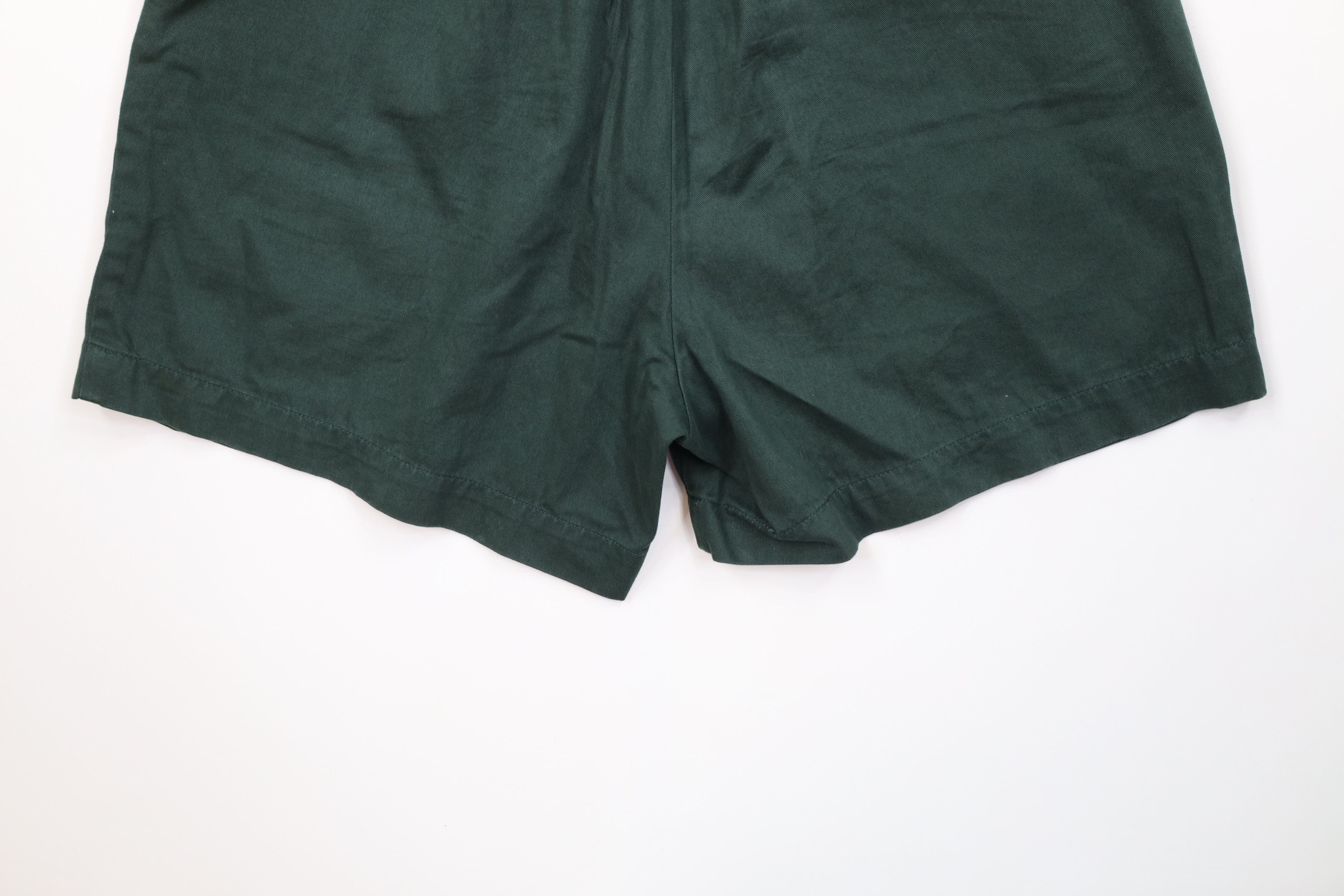 Ralph Lauren Vintage 90s Ralph Lauren Above Knee Cotton Dad Shorts Dark Size US 36 / EU 52 - 14 Thumbnail