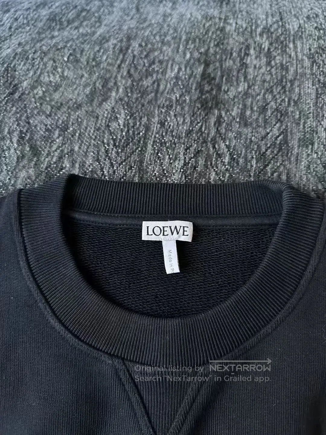 Loewe loewe deep blue embroidered logo sweatshirt. Size US M / EU 48-50 / 2 - 2 Thumbnail