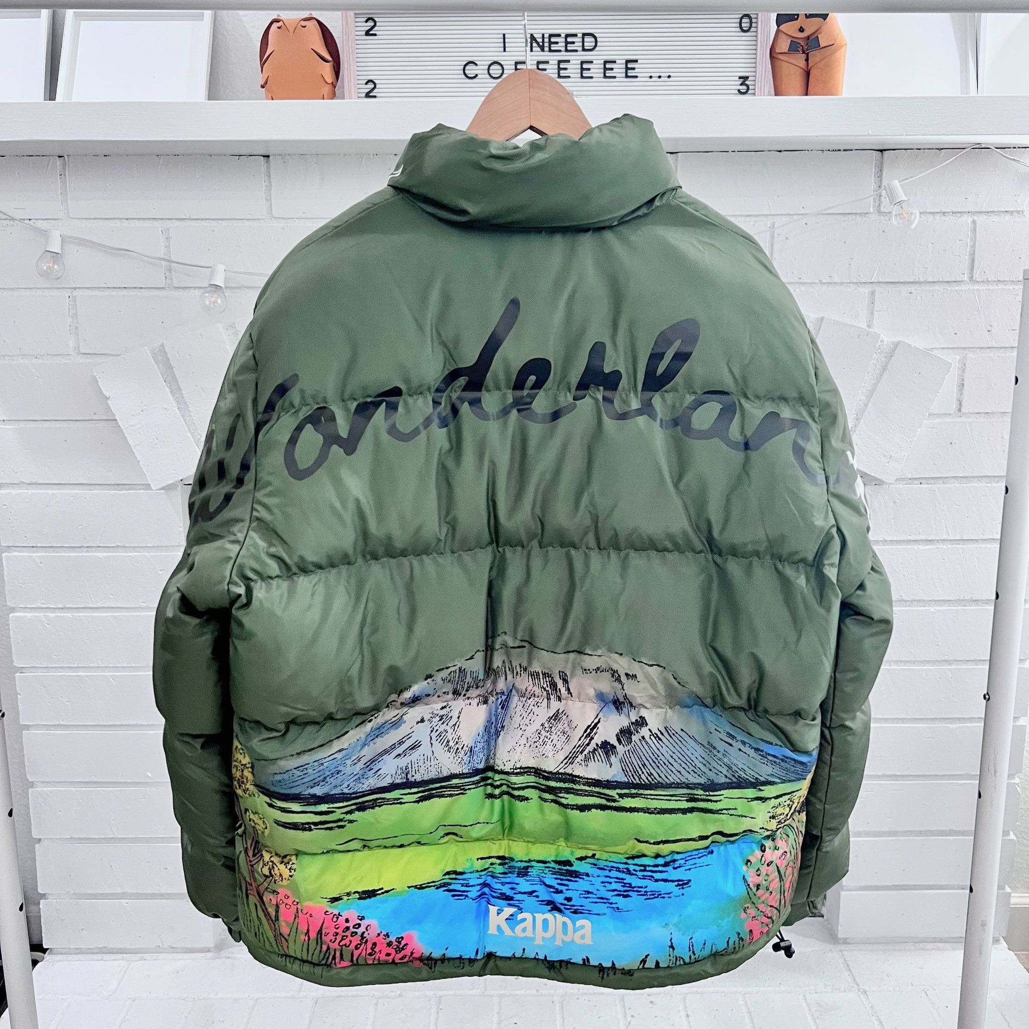 Kappa Kappa Authentic Finreol Puffer Jacket - Green Cypress Size US M / EU 48-50 / 2 - 5 Thumbnail