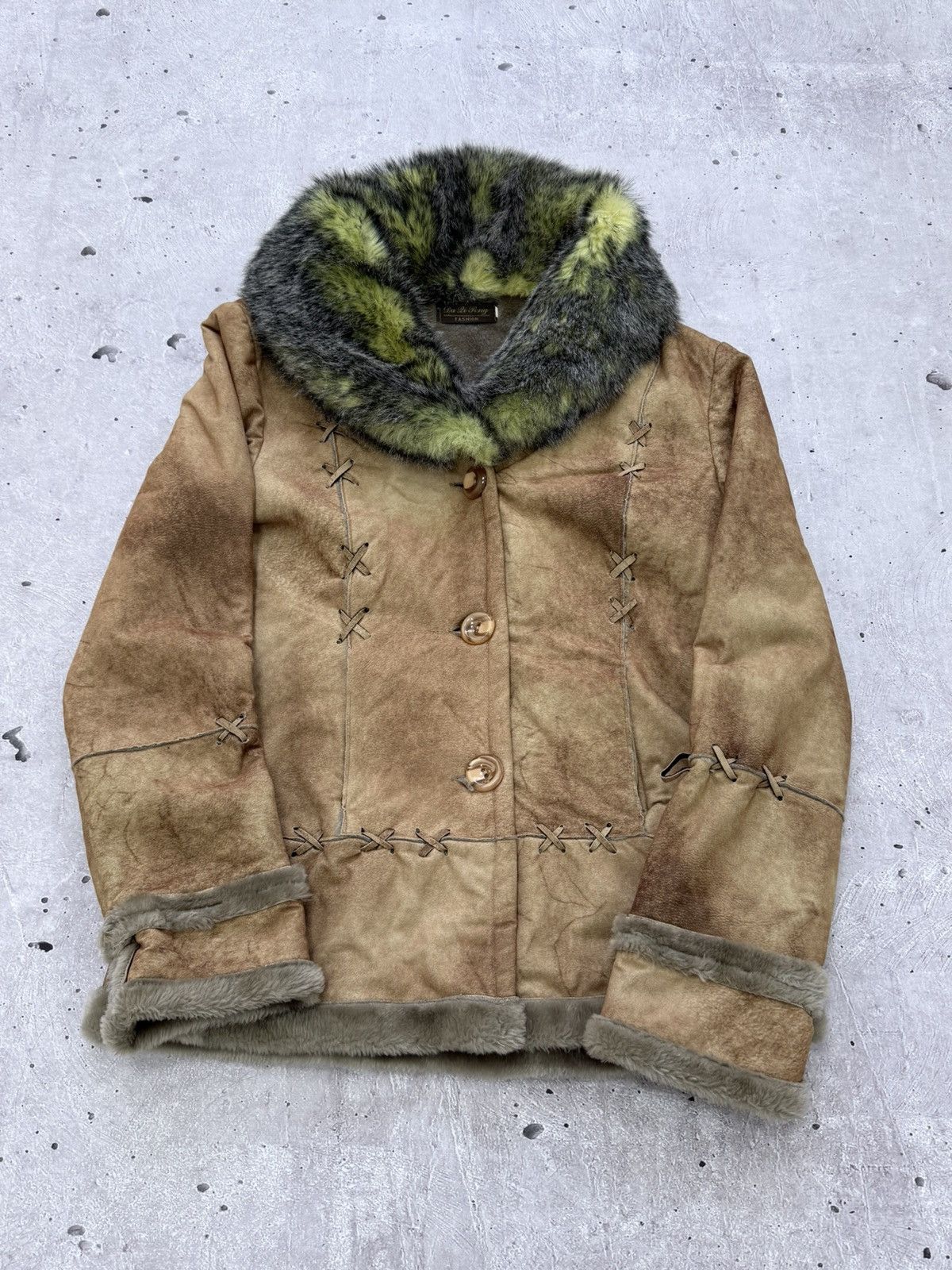If Six Was Nine If Six Was Nine L.G.B. Style Avant Garde Fur Jacket Size L / US 10 / IT 46 - 1 Thumbnail