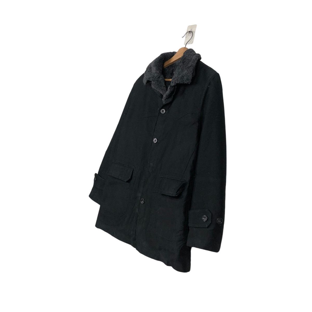 Japanese Brand 🔥VINTAGE CHORE JACKET MONSIUER NICOLE MINK FUR BLANKET Size US M / EU 48-50 / 2 - 4 Thumbnail