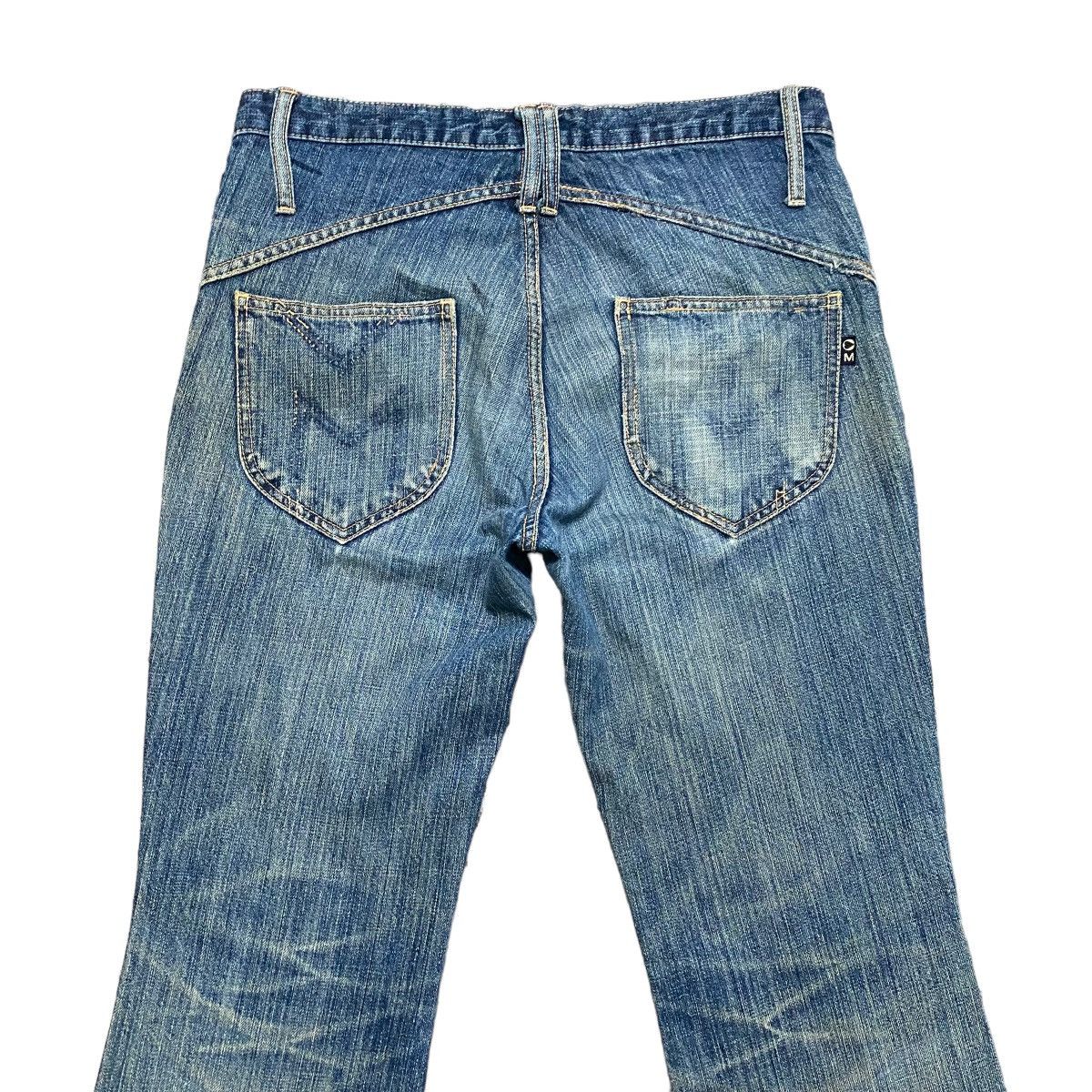 Morgan Homme Vintage Morgan Homme Distressed Denim Flare Jeans Size US 30 / EU 46 - 10 Thumbnail