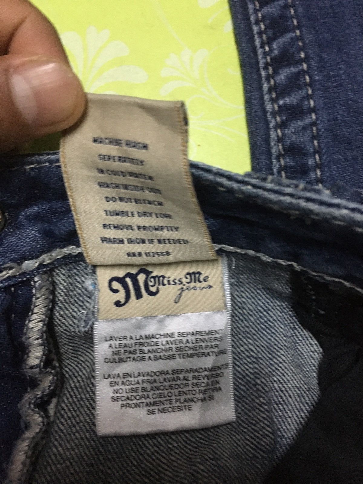 Miss Me Miss me studd jeans Size 33" - 11 Thumbnail
