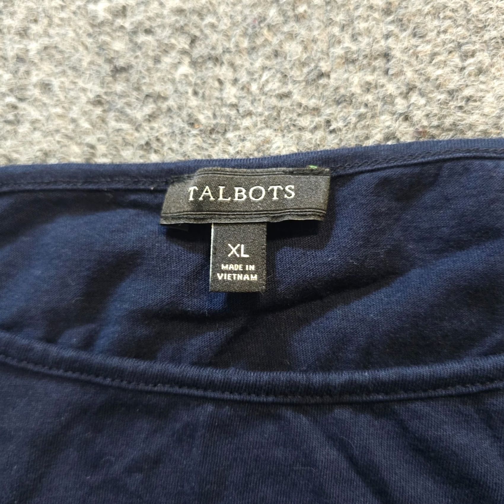 Talbots Talbots Top Womens XL Blue Lace Short Sleeve Lightweight Casual Capsule Shirt XL Womens Blue Lace Short Sleeve Lightweight Capsule Shirt Talbots Size XL / US 12-14 / IT 48-50 - 4 Thumbnail