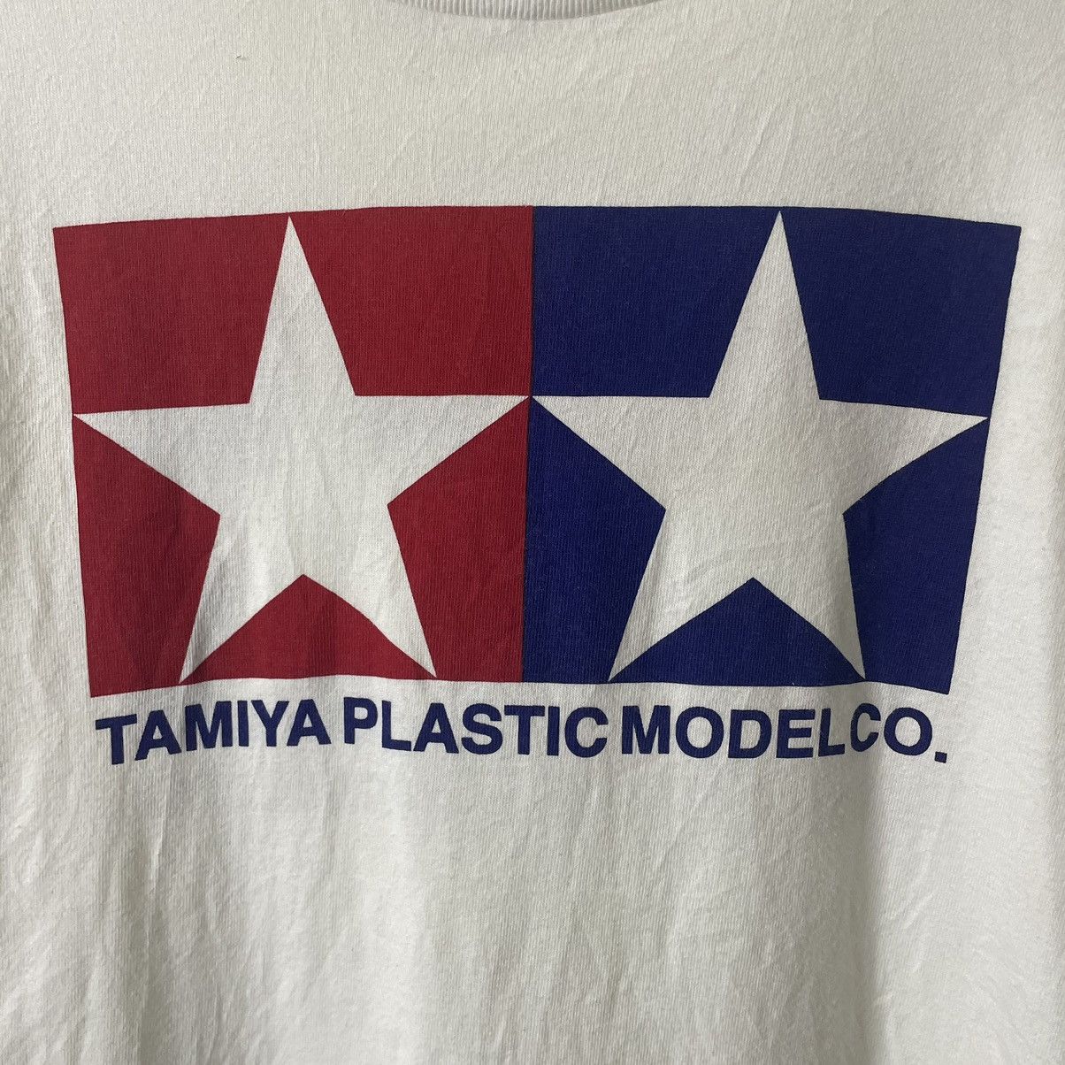 Japanese Brand × Vintage Vintage Tamiya Plastic Model Japanese Toys Cars Promo Tee Size US S / EU 44-46 / 1 - 2 Thumbnail