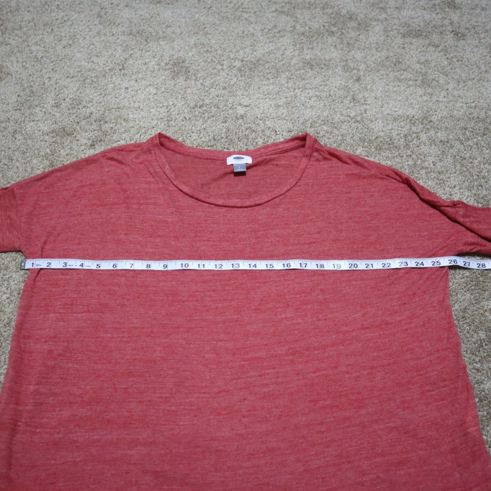 Old Navy Old Navy T-Shirt Shirt Women’s Size S Red Oversized Cotton Tee Size S / US 4 / IT 40 - 4 Thumbnail