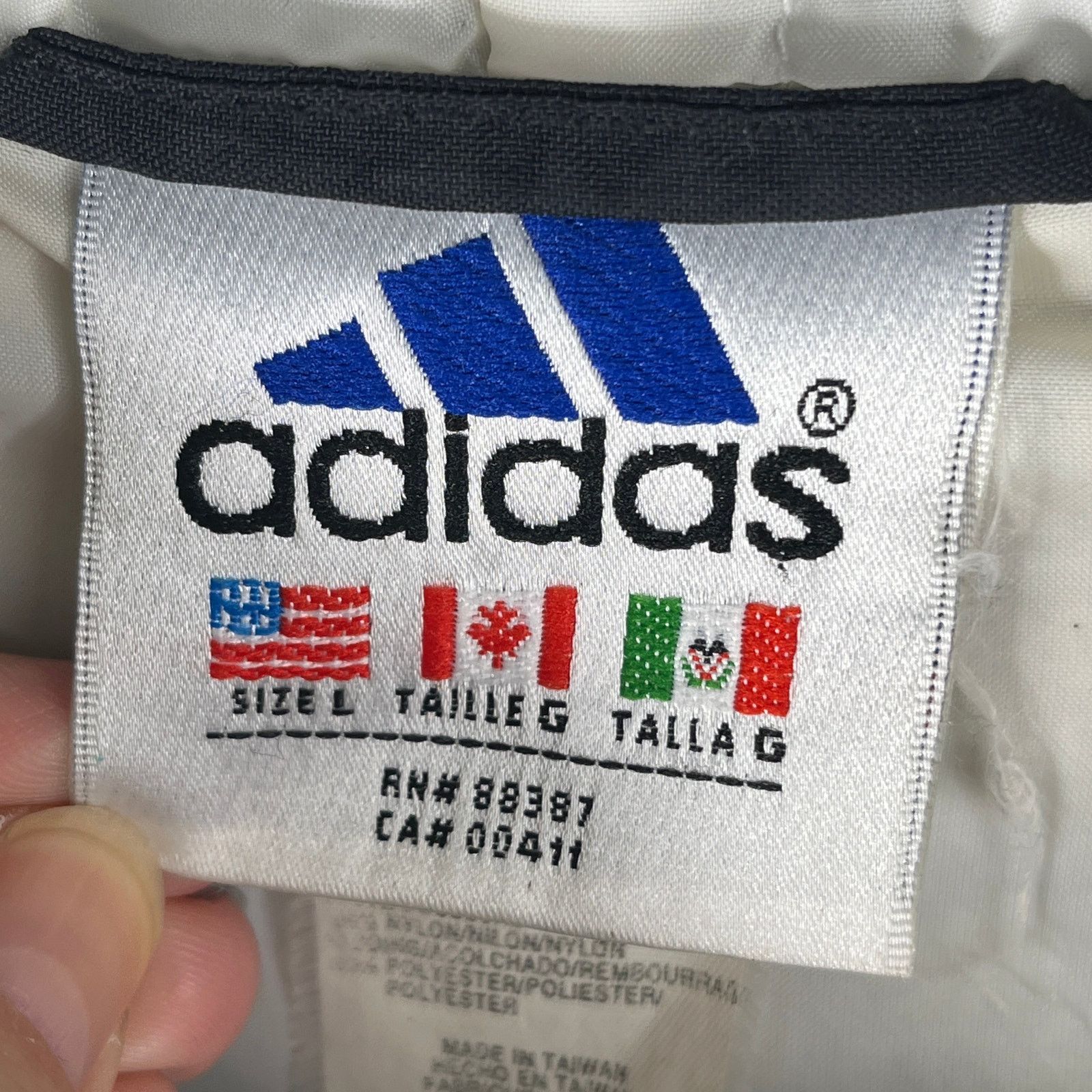 Adidas Vintage Adidas Track Zip Up Jacket Hoodie Windbreaker Size US XL / EU 56 / 4 - 5 Thumbnail