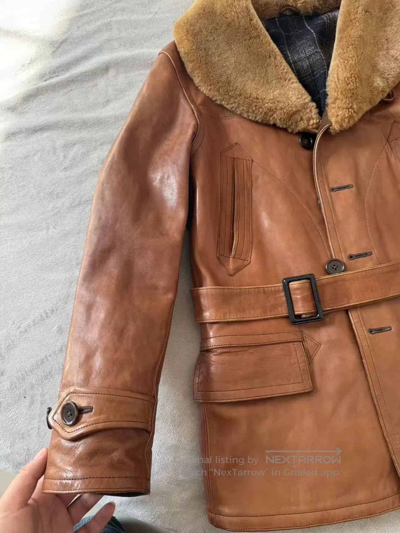 Old Joe Vintage Brown Farm Style Coat. Size US M / EU 48-50 / 2 - 3 Thumbnail