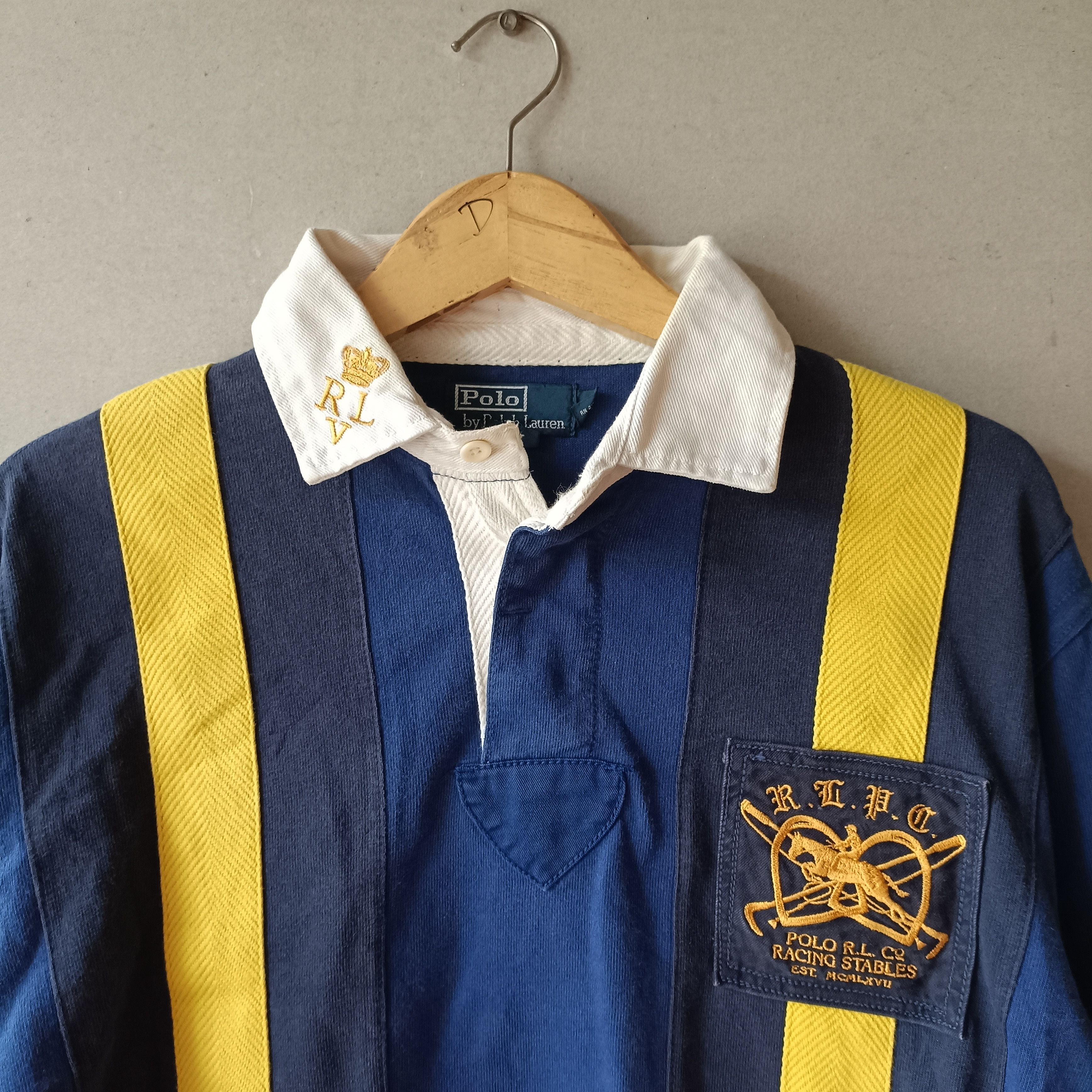 Polo Ralph Lauren Vintage Polo Ralph Lauren Rugby Size US L / EU 52-54 / 3 - 3 Thumbnail