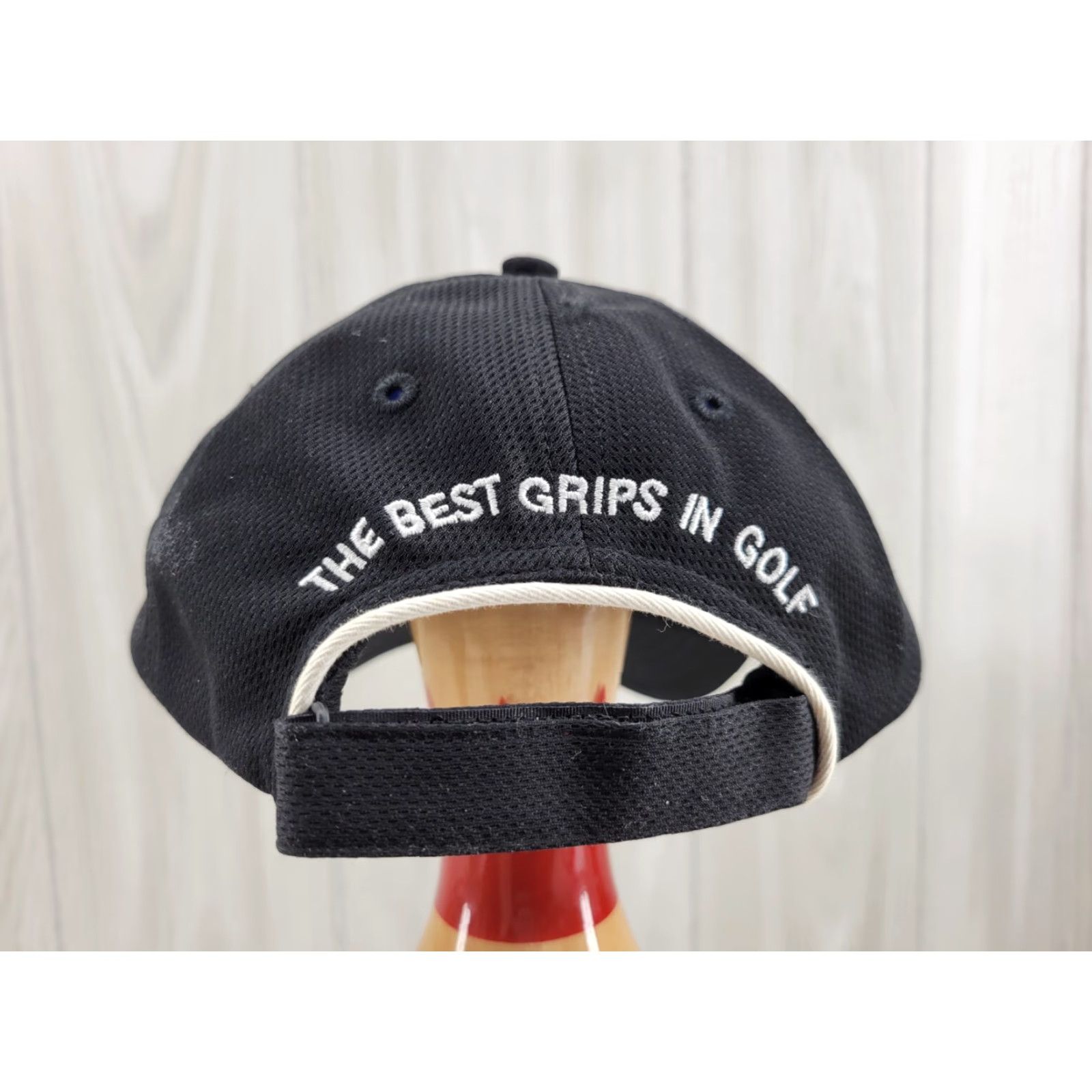 Vintage Winn Grips Golfing Strapback Black Baseball Cap Hat Size ONE SIZE - 6 Thumbnail