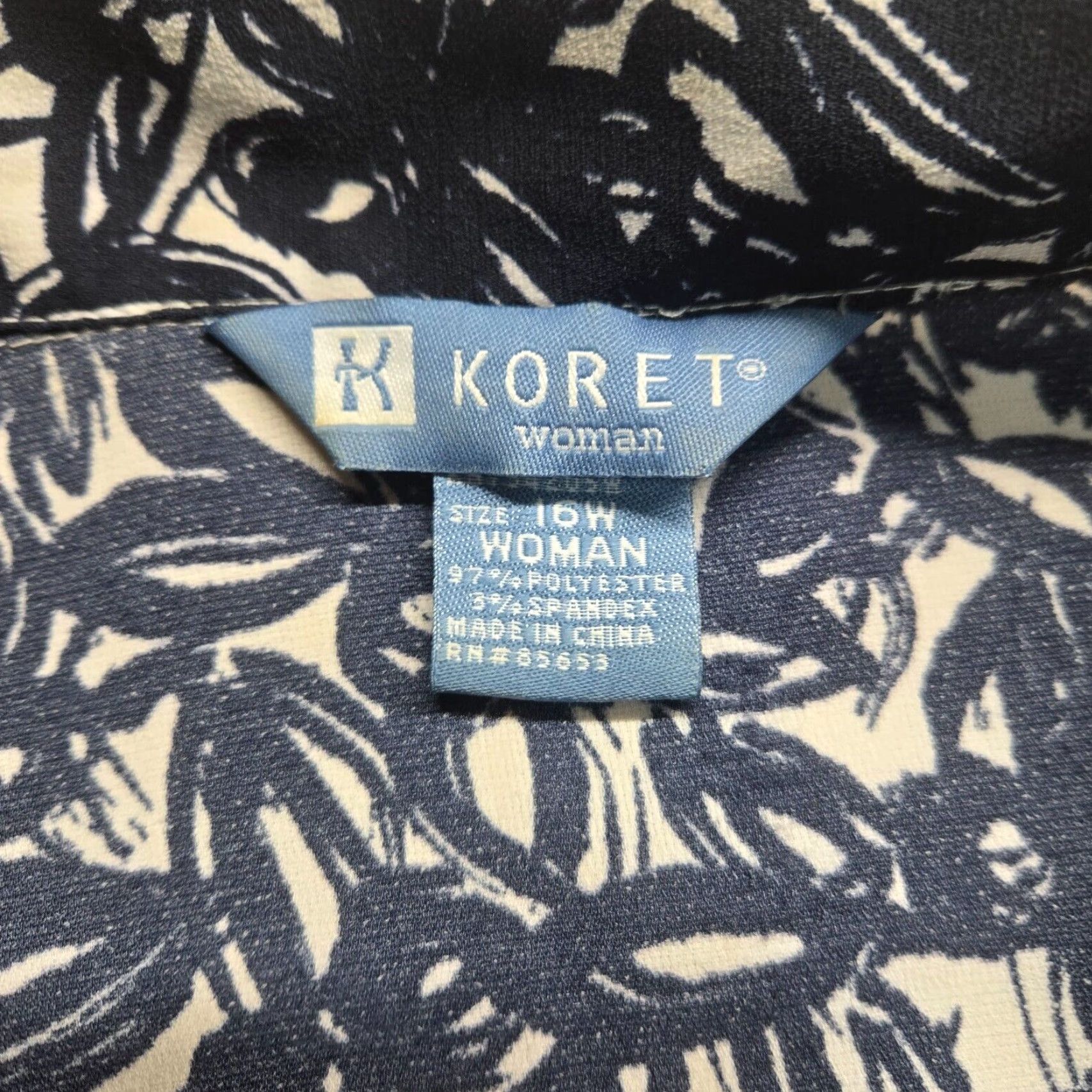 Vintage Koret 2-Piece Black White Lightweight Jacket Skirt Suit Adult Women's Size 16W Size 38" / US 16 / IT 52 - 5 Thumbnail