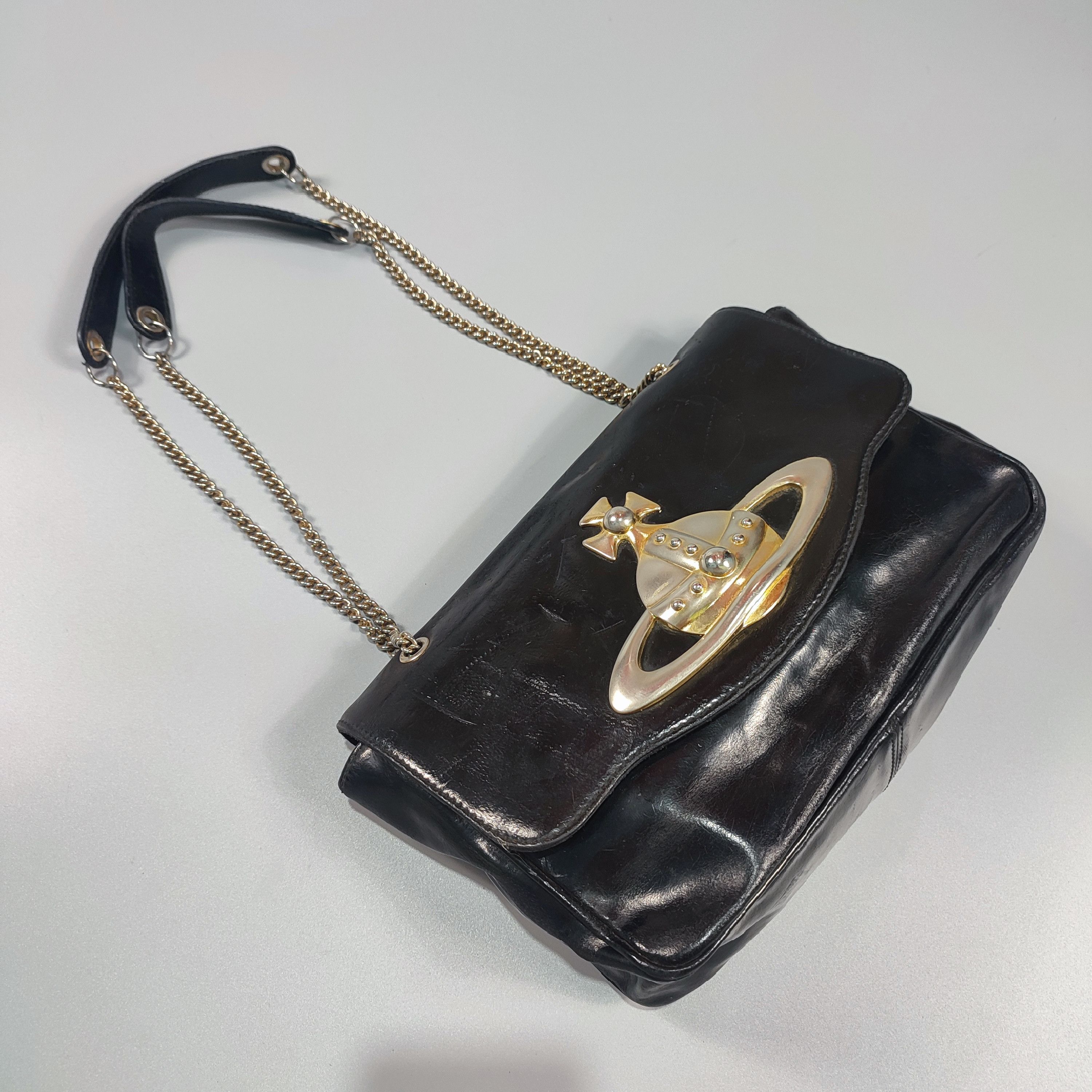 Vivienne Westwood VIVIENNE WESTWOOD ORB PLAQUE CHAIN BAG Size ONE SIZE - 3 Thumbnail