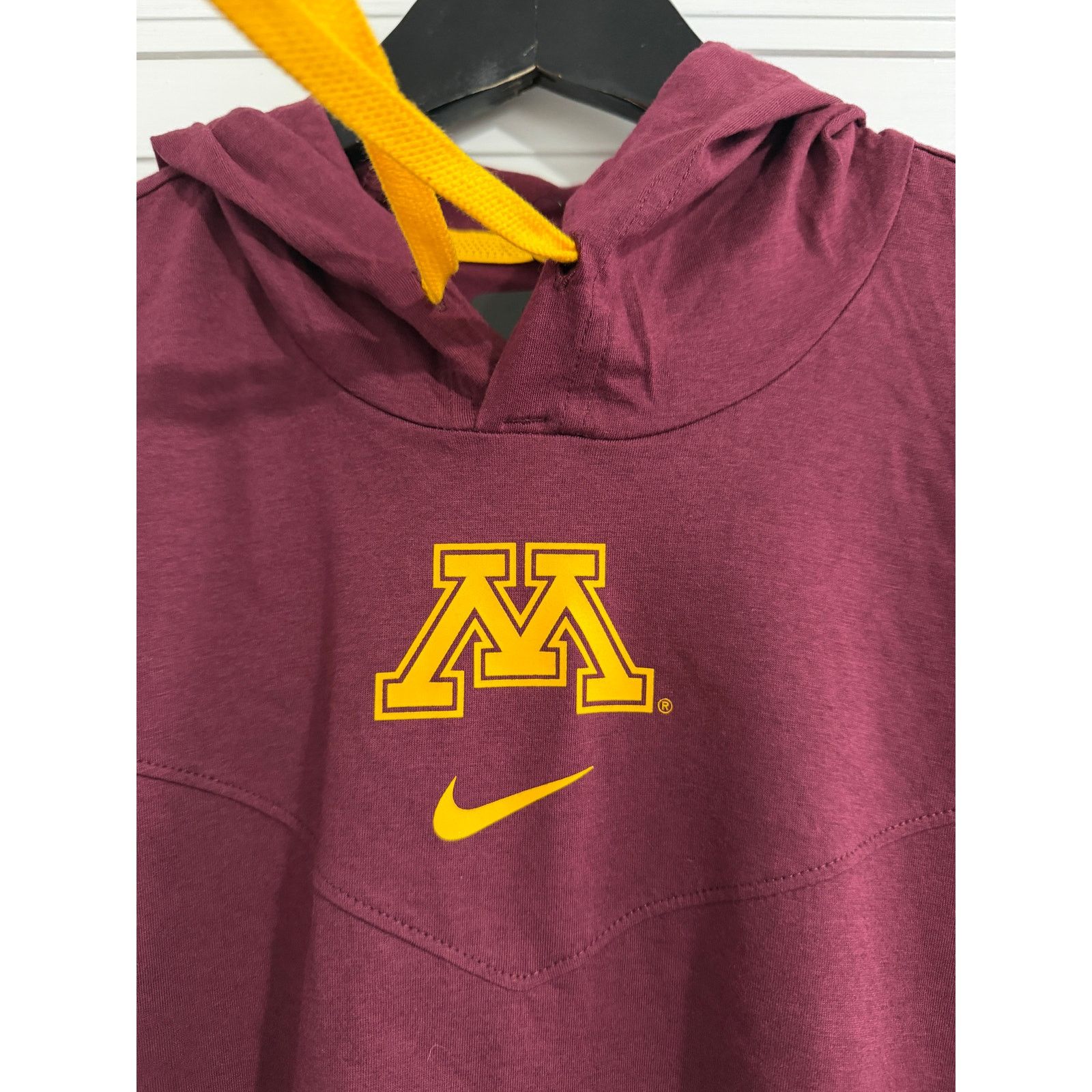 Nike NWT Minnesota Gophers Nike Long Sleeve Hooded Tee Men's Sz S Size US S / EU 44-46 / 1 - 2 Thumbnail