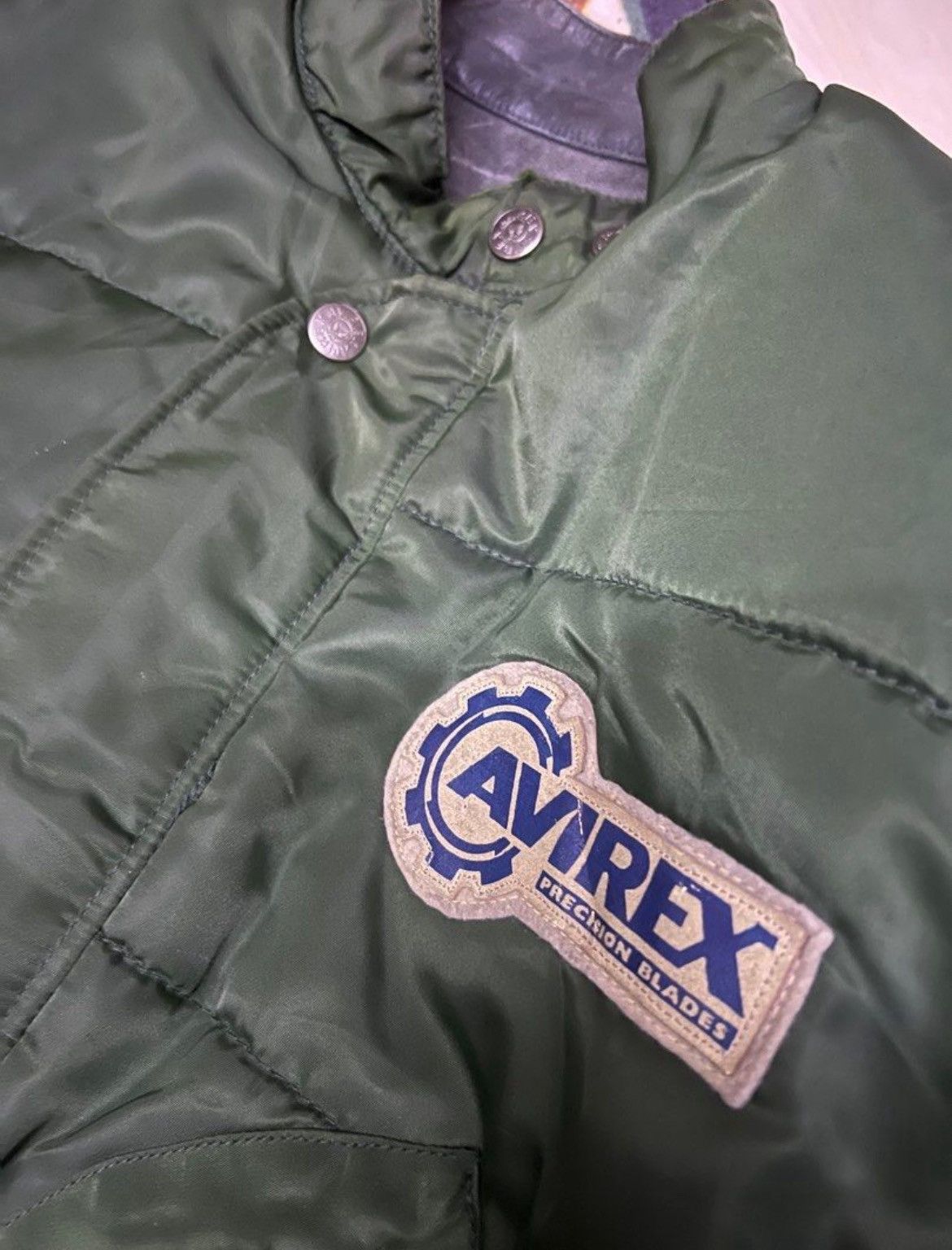 Avirex Vintage Avirex Reversible Leather Varsity Jacket Size US XXL / EU 58 / 5 - 7 Thumbnail
