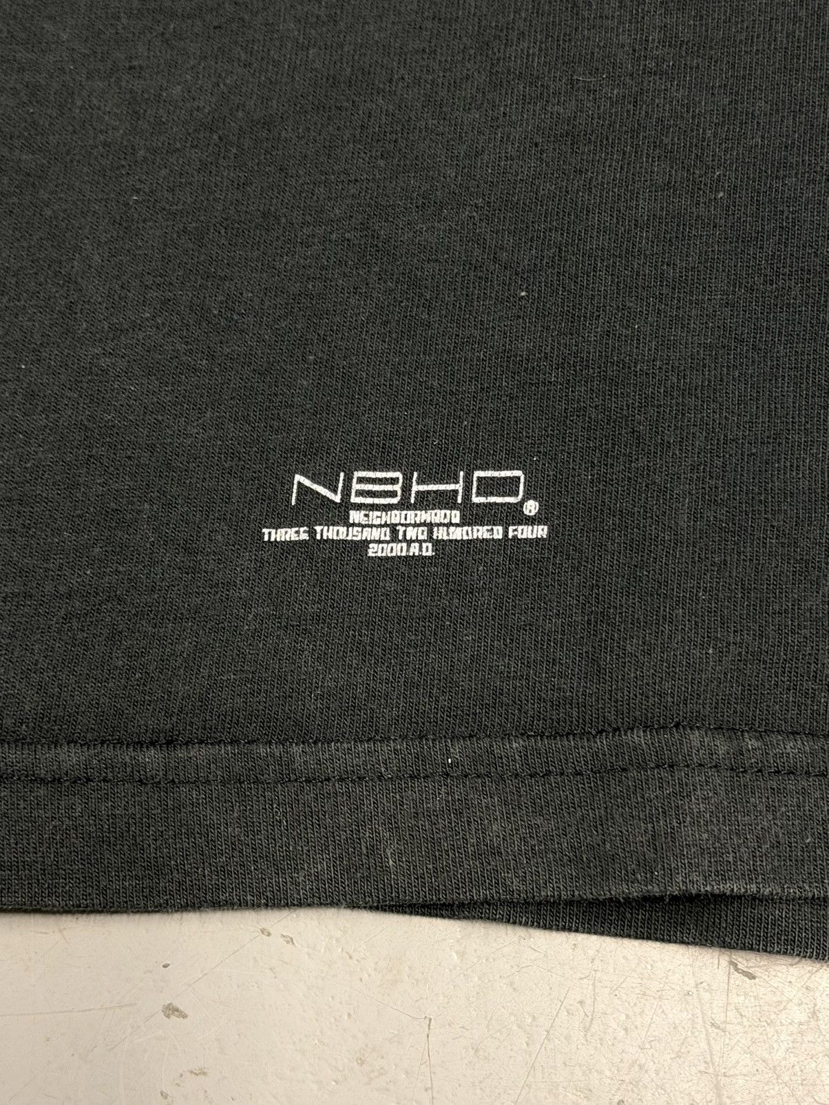 Neighborhood nbhd black tee Size US M / EU 48-50 / 2 - 5 Thumbnail
