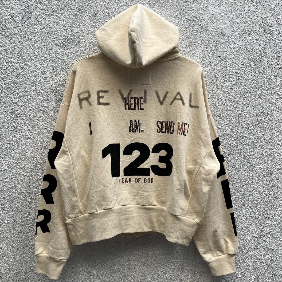 Fear of God × RRR-123 Fear of God - RRR-123 Revival Ivory Hoodie Size US S / EU 44-46 / 1 - 9 Thumbnail