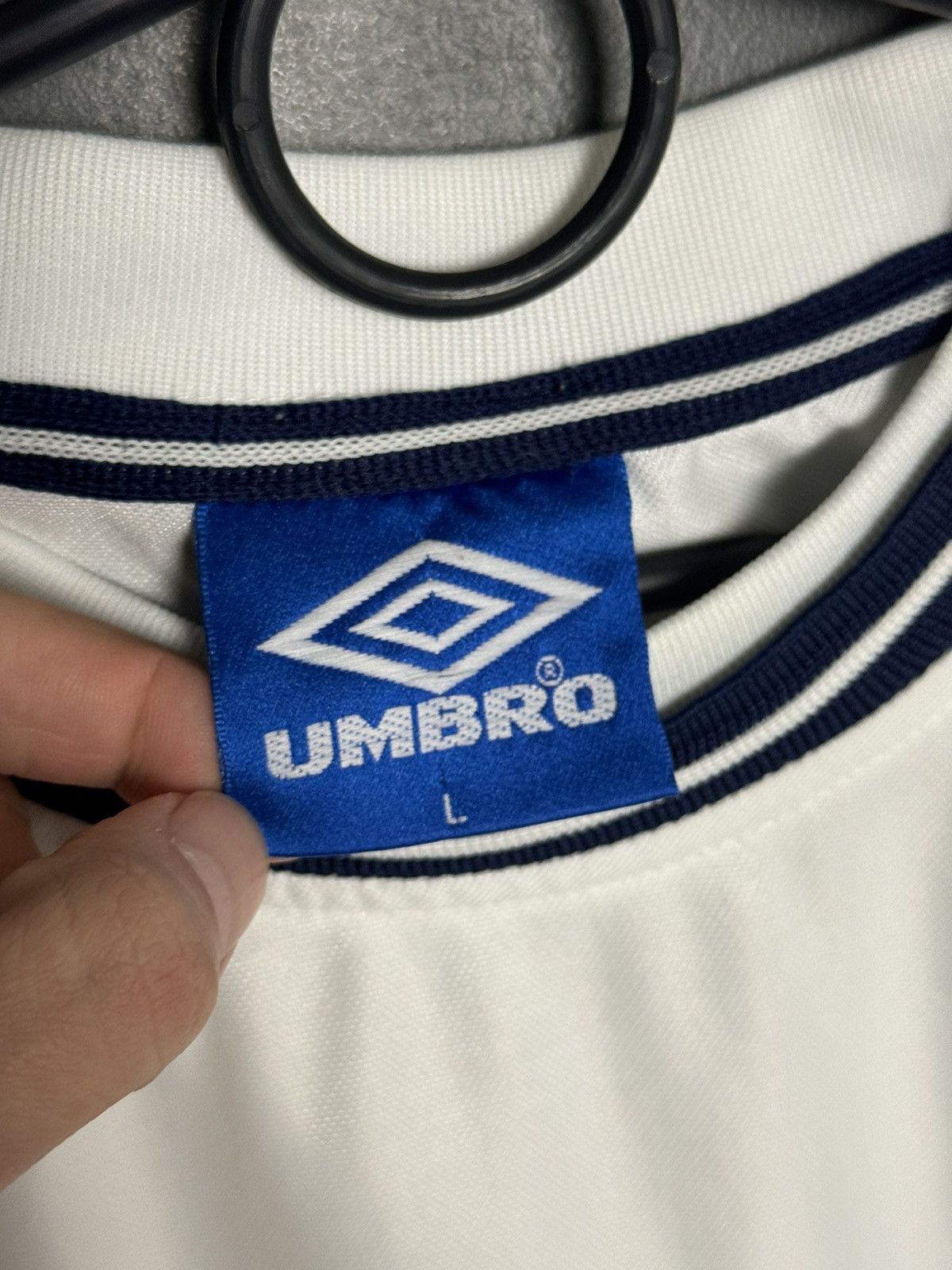 Umbro England National Team 99/01 Home Football Jersey T-Shirt Size US L / EU 52-54 / 3 - 16 Thumbnail