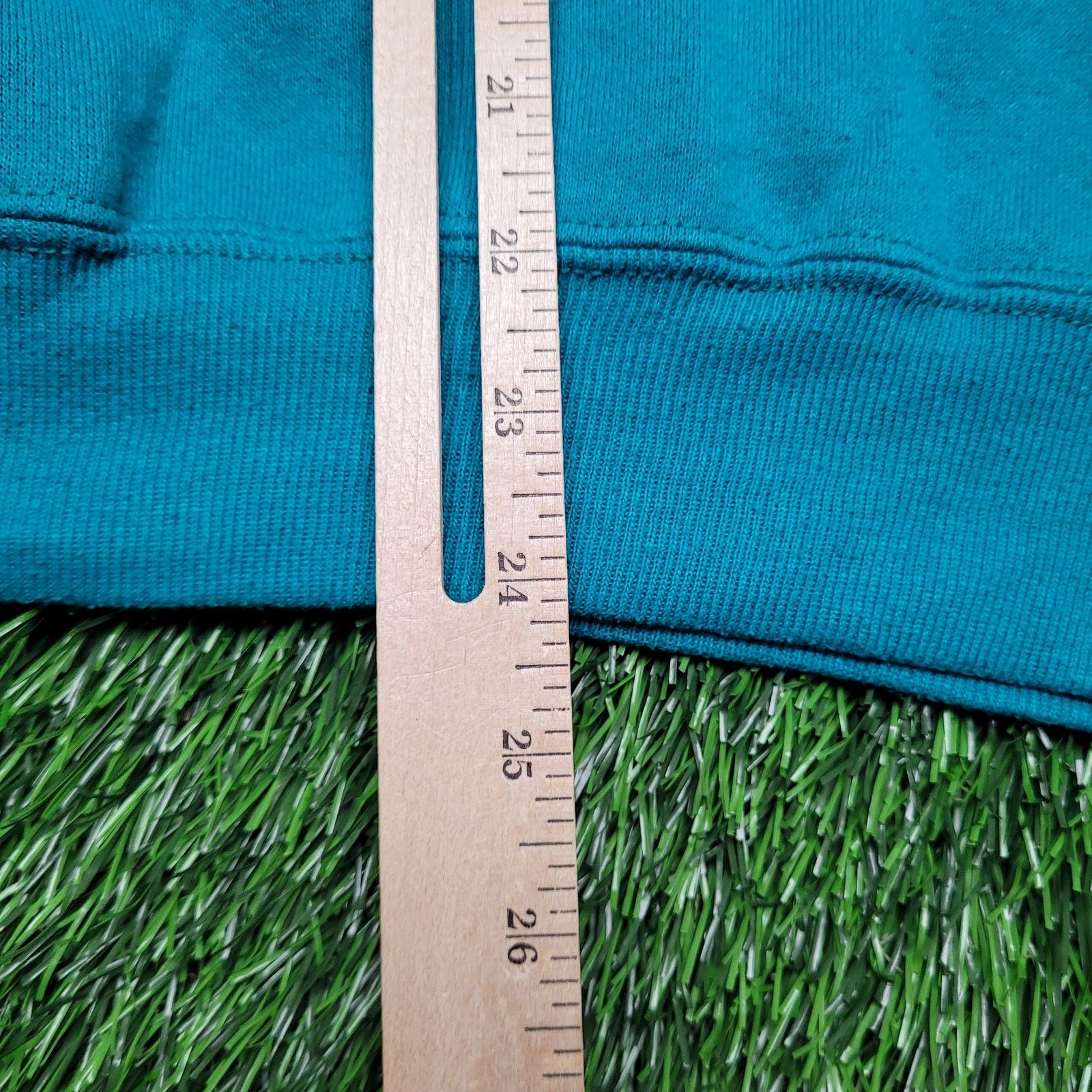 Lee VTG 90s Lee Blank Crewneck Sweatshirt Mens Small USA Teal Size US S / EU 44-46 / 1 - 5 Thumbnail